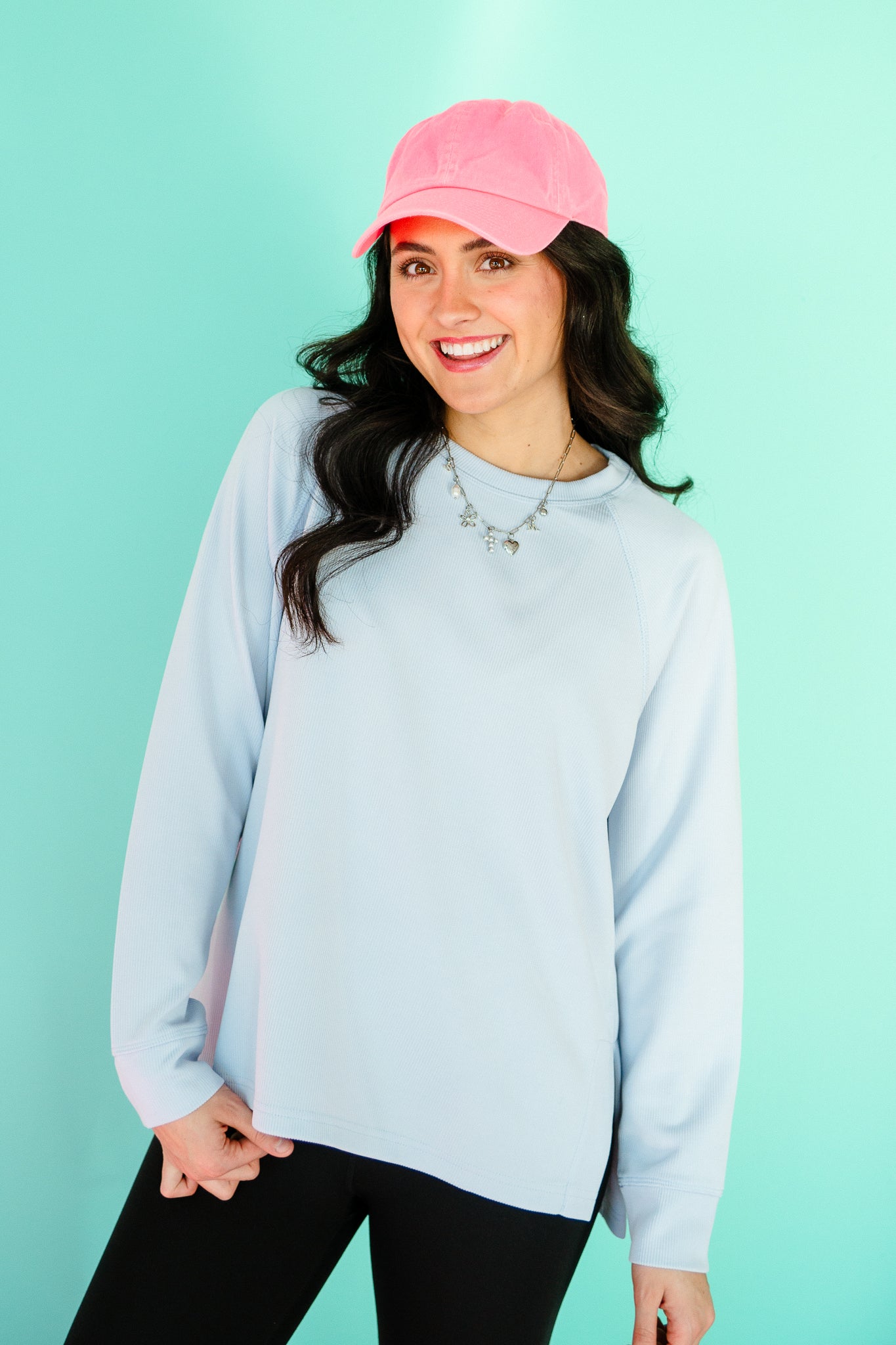 Monique Sand Wash Ribbed Tunic