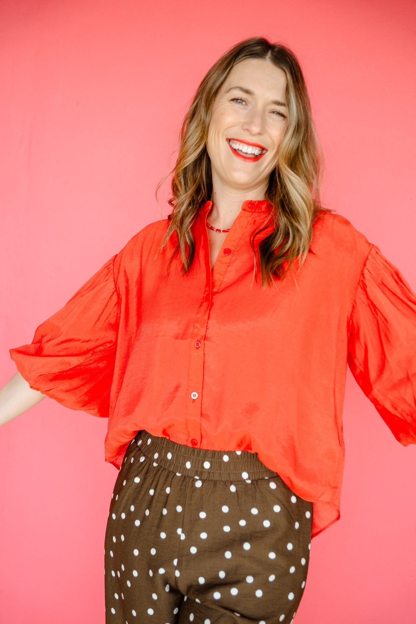 Weekend Vibes Button Up Blouse