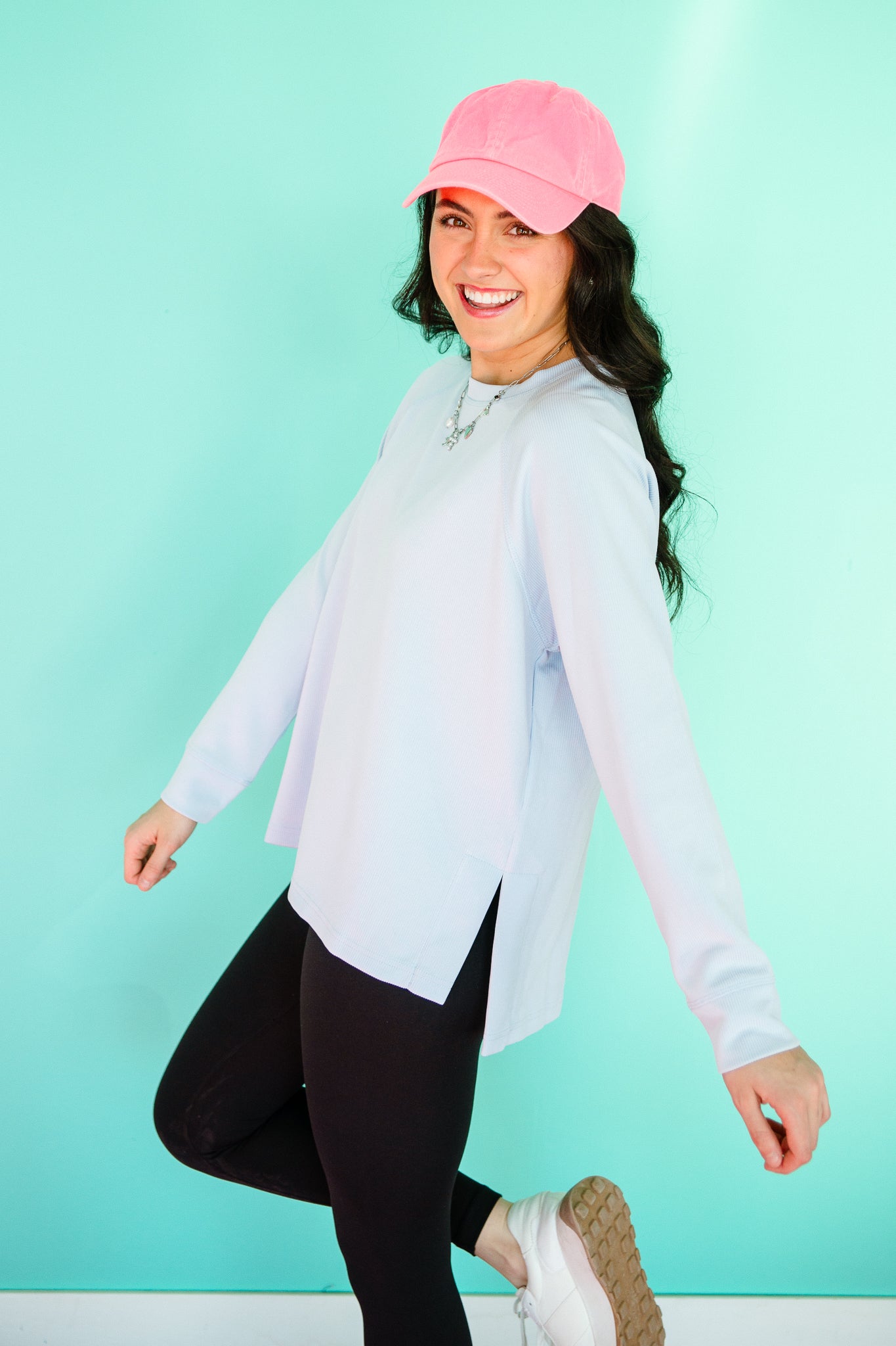 Monique Sand Wash Ribbed Tunic