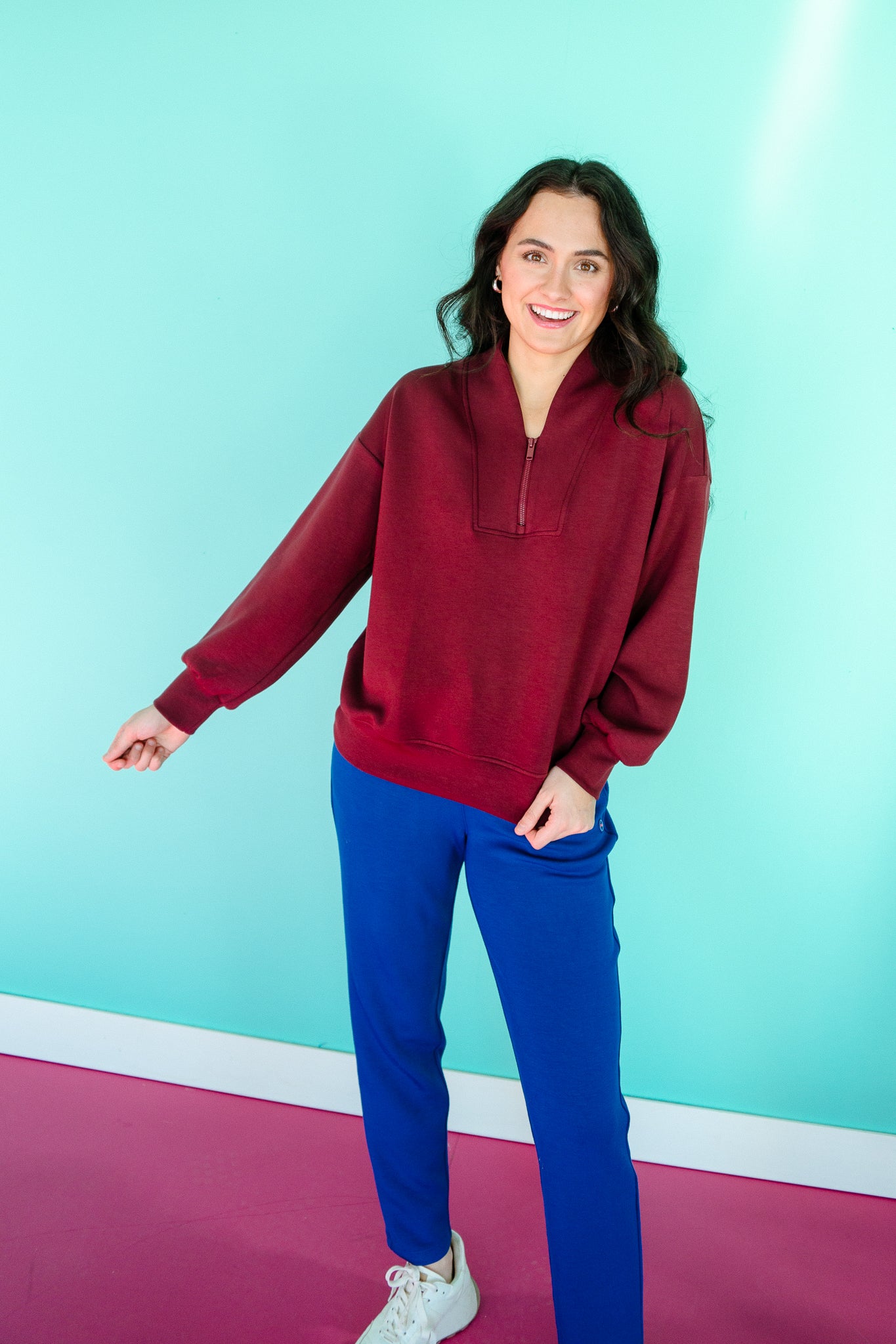 Hattie Scuba Pullover