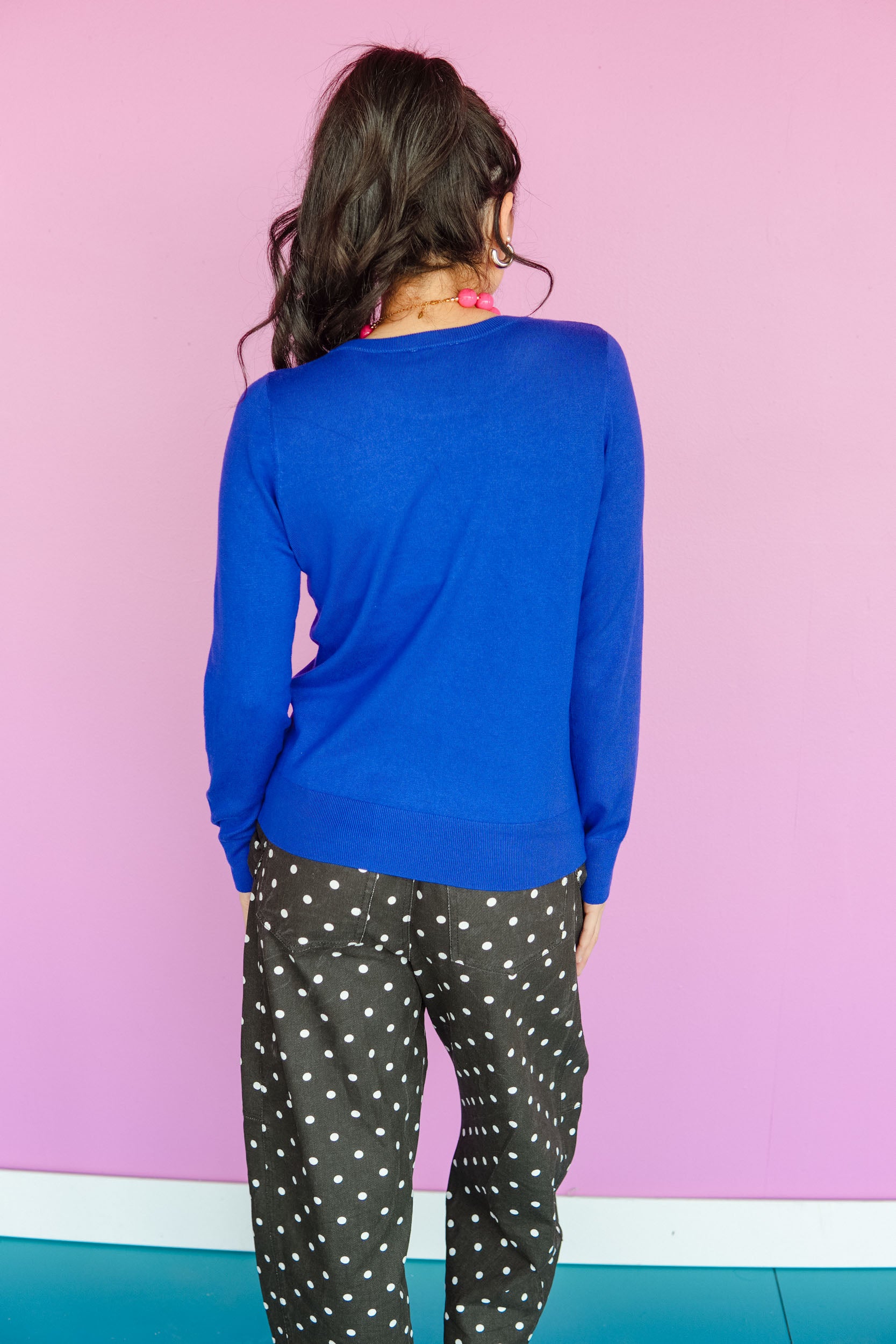 [Ellevate Basic] Lydia Luxe Crew Neck Sweater