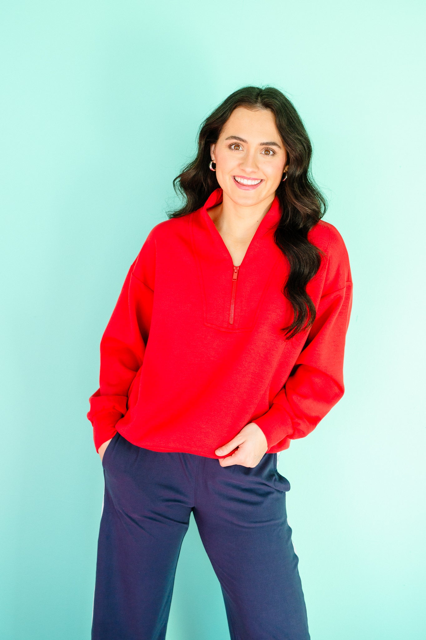 Hattie Scuba Pullover