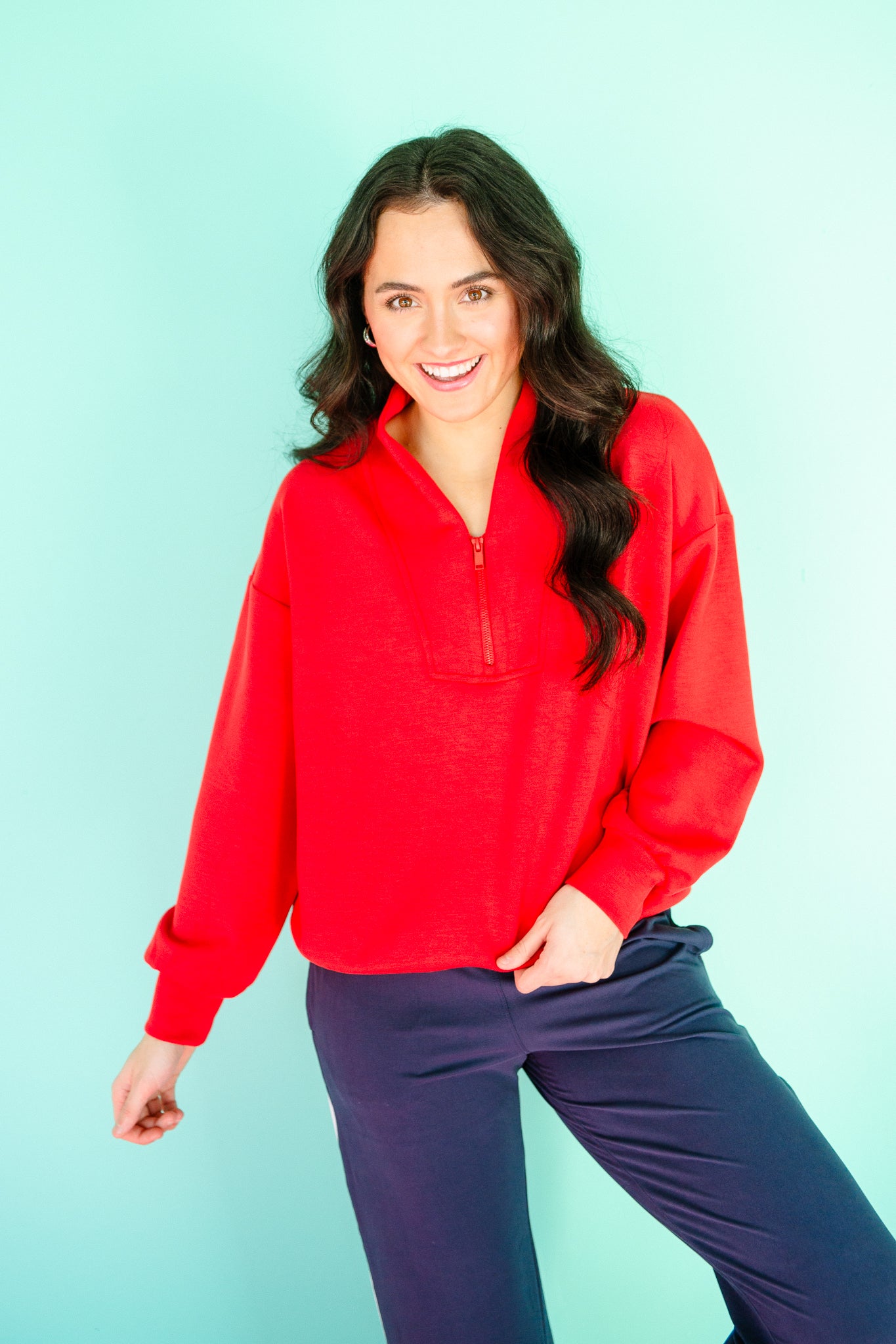 Hattie Scuba Pullover