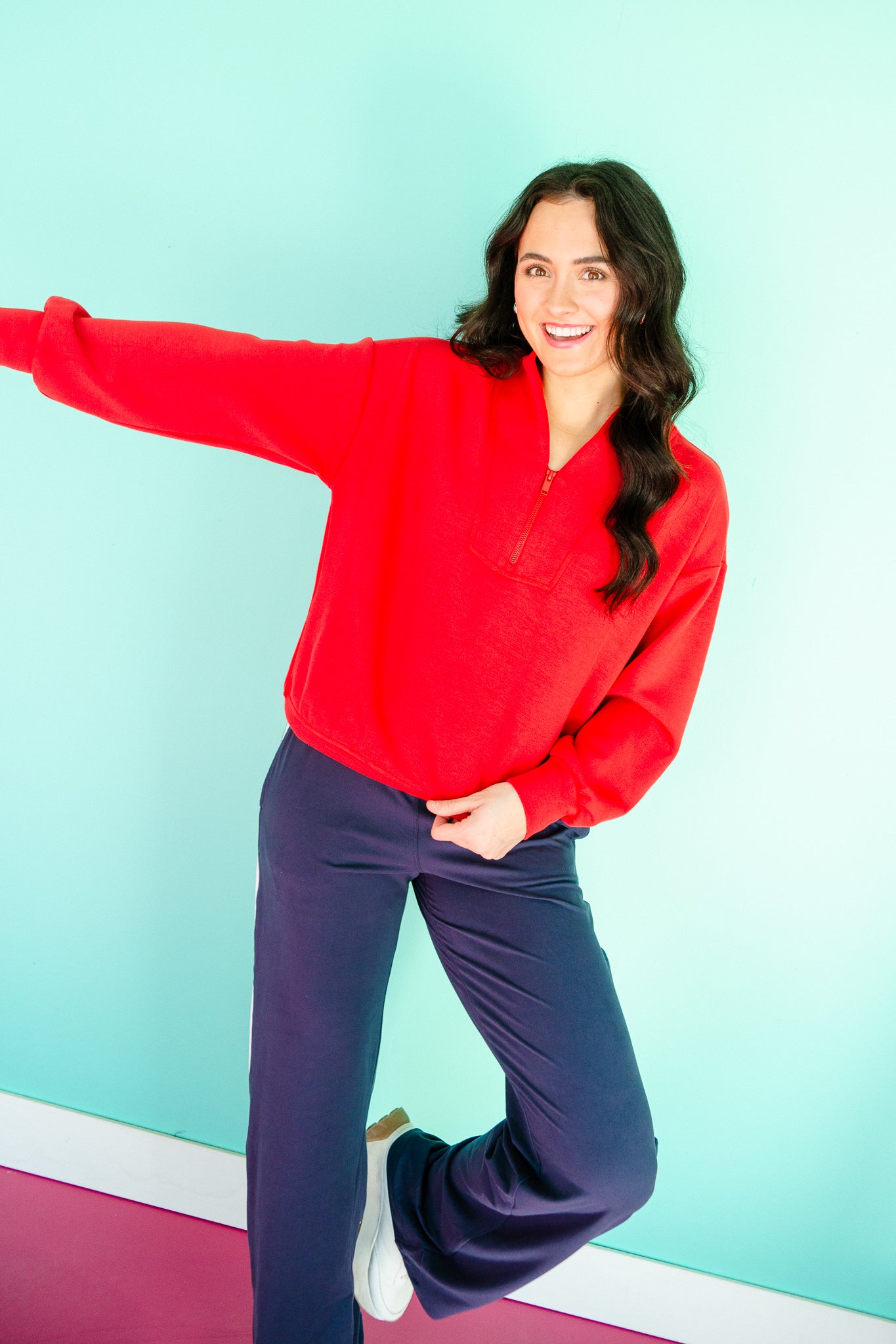 Hattie Scuba Pullover