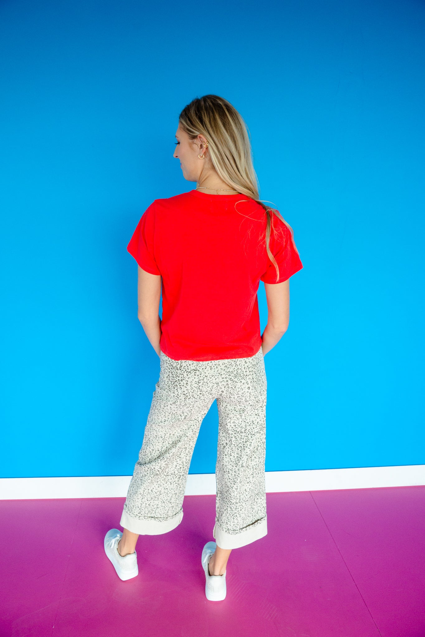 Tia Basic Tee - True Red