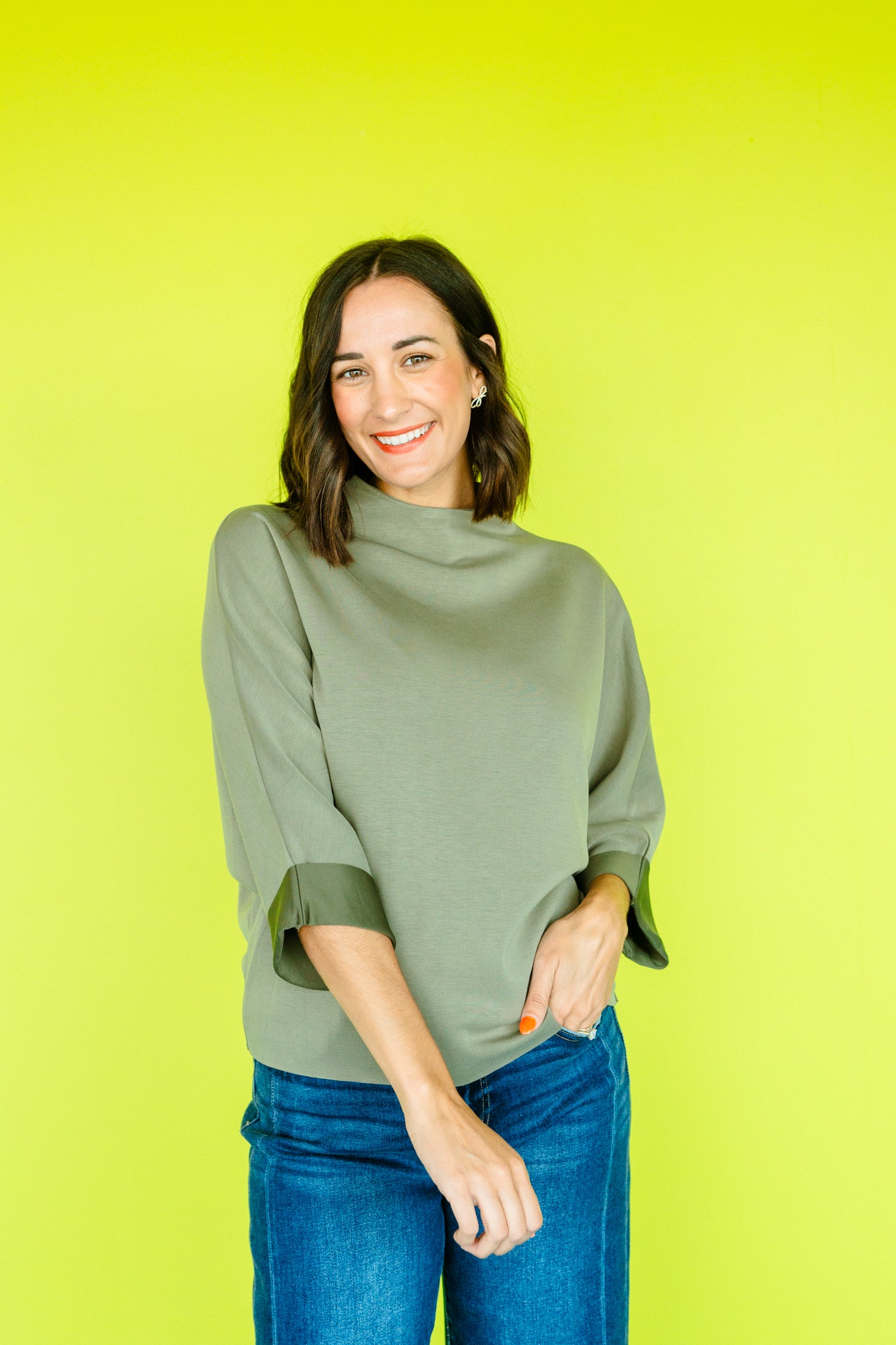 Joelle Mock Neck Top