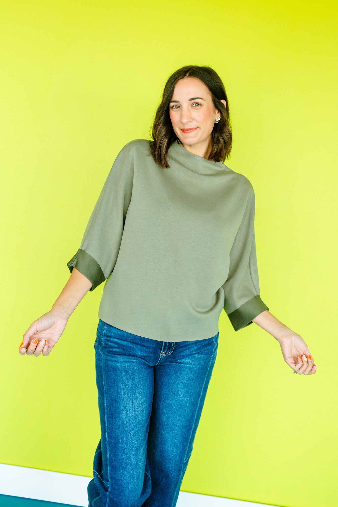 Joelle Mock Neck Top