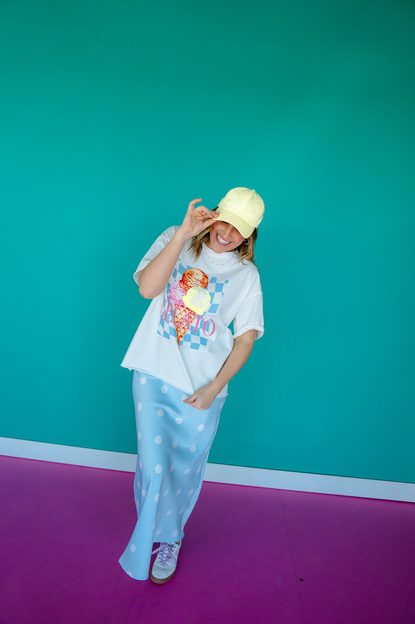 Diane Satin Midi Skirt