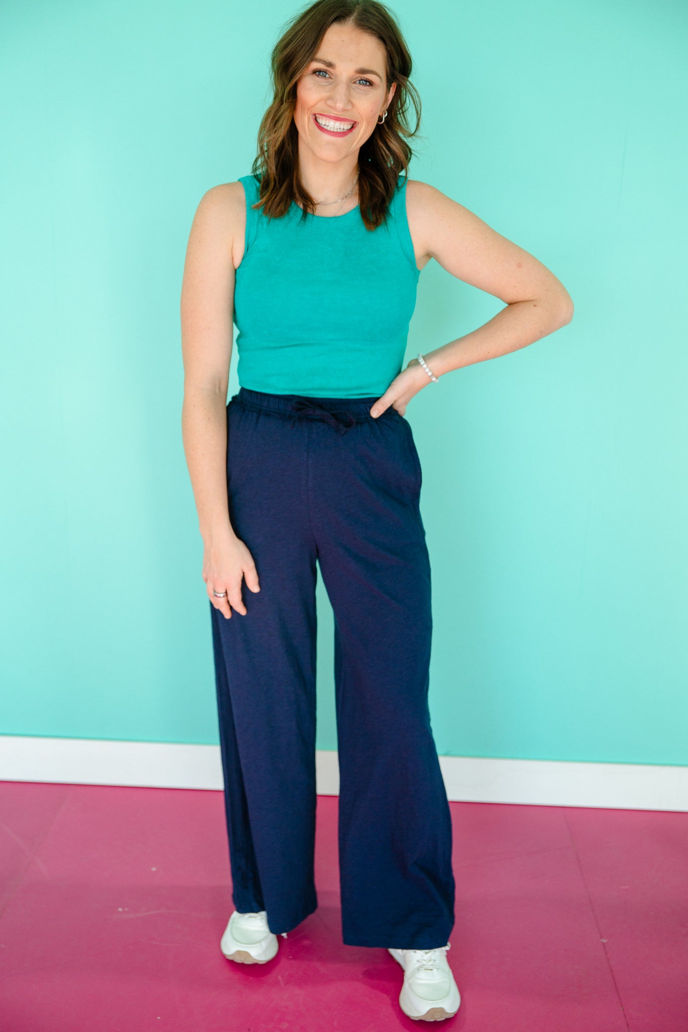Rachel Cotton Wide Leg Pants