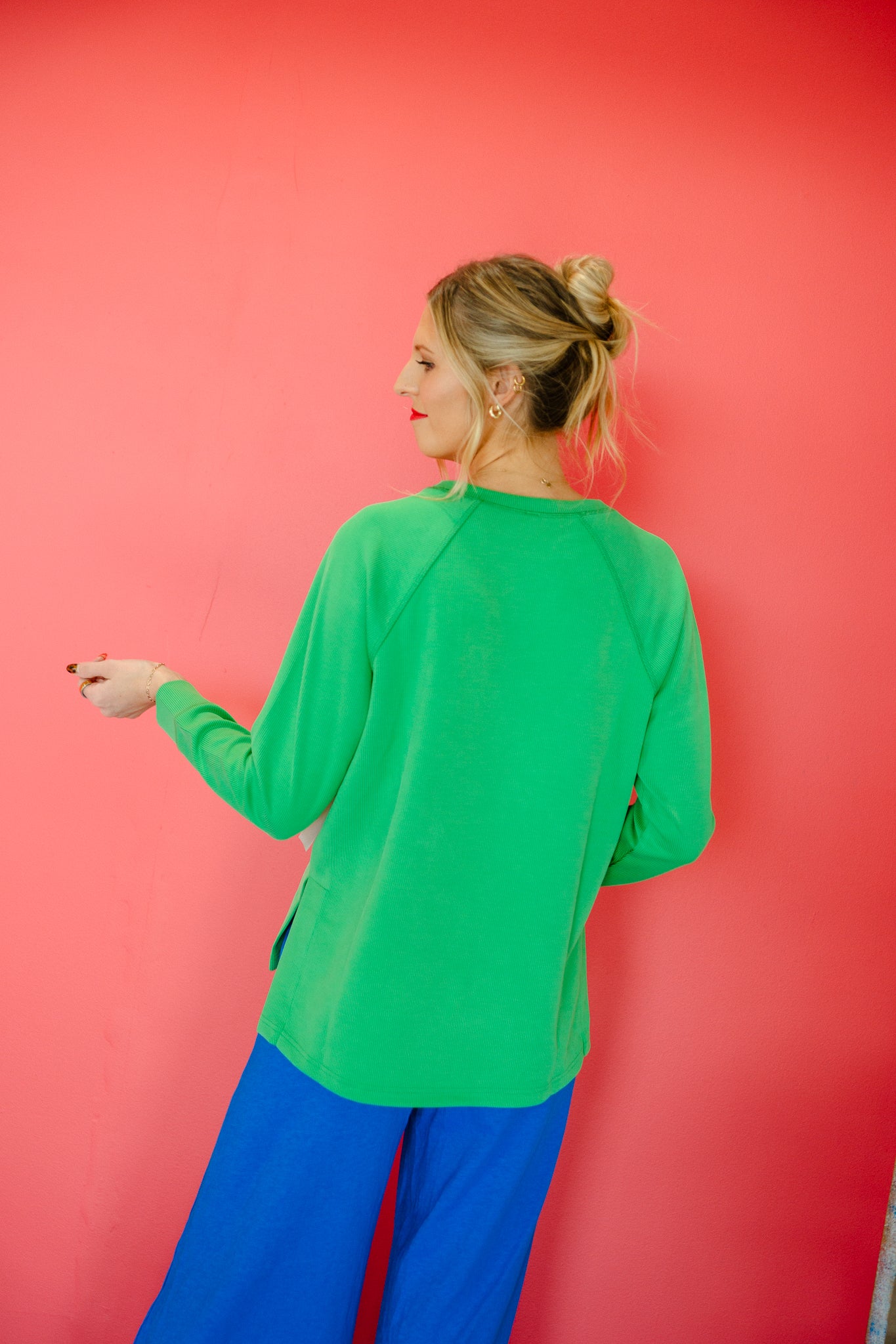 Monique Sand Wash Ribbed Tunic