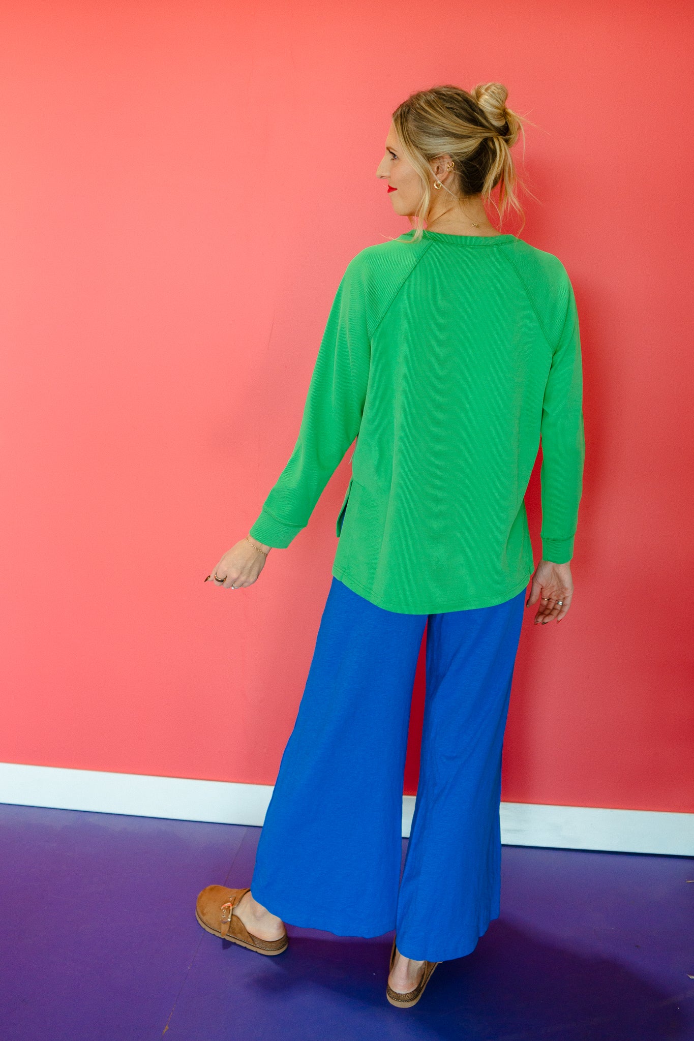 Rachel Cotton Wide Leg Pants