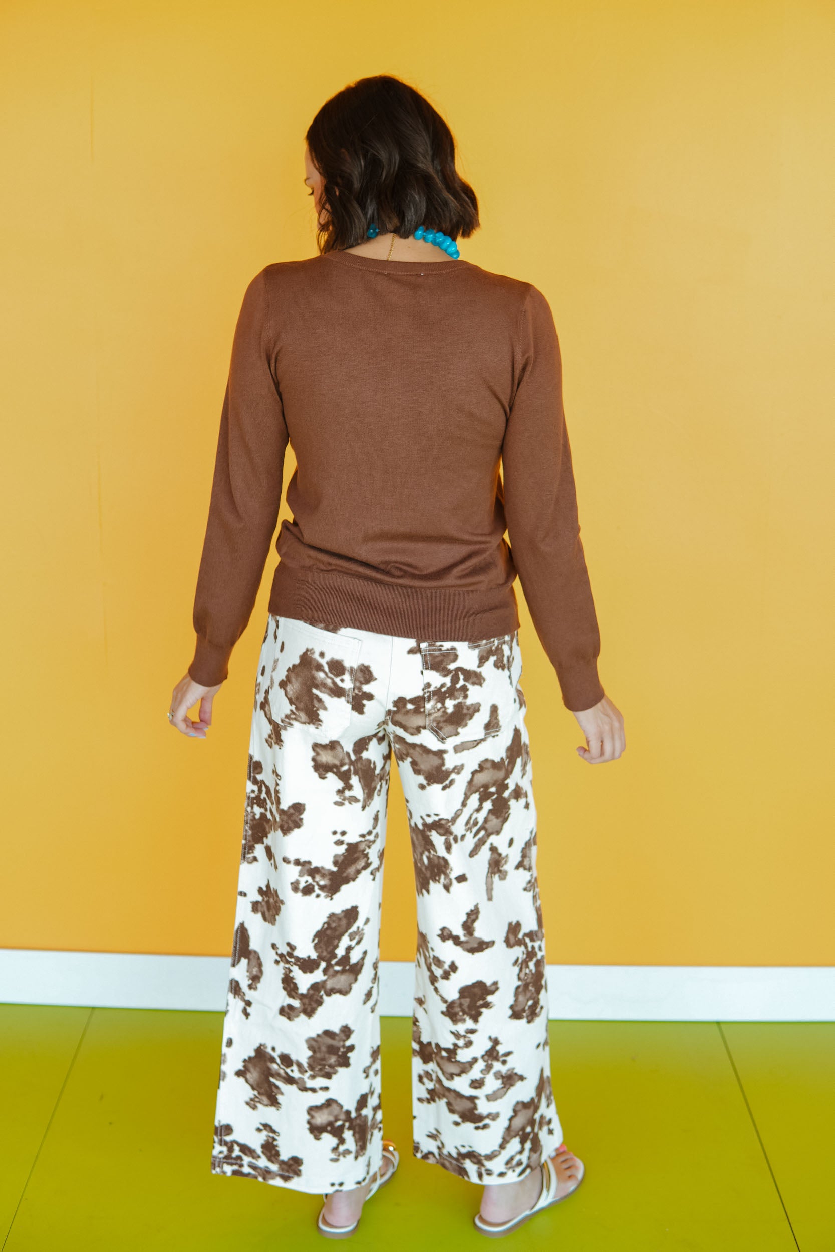 [Ellevate Basic] Lydia Luxe Crew Neck Sweater