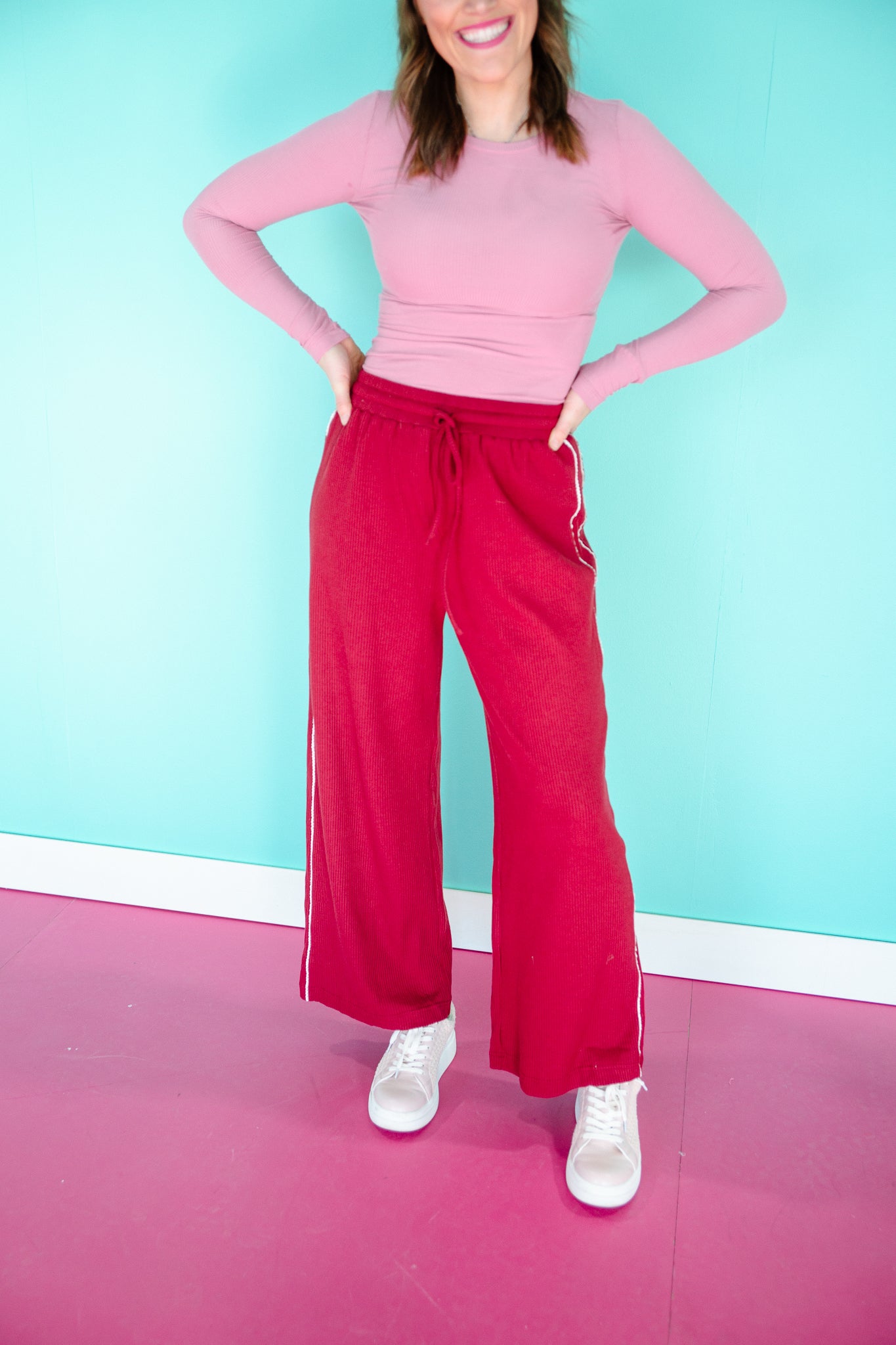 Preston Waffle Knit Pants