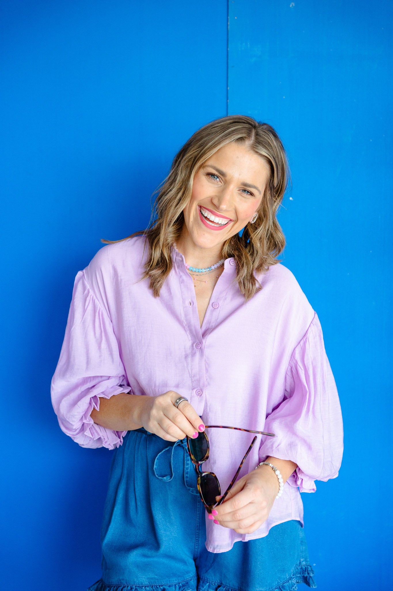 Weekend Vibes Button Up Blouse