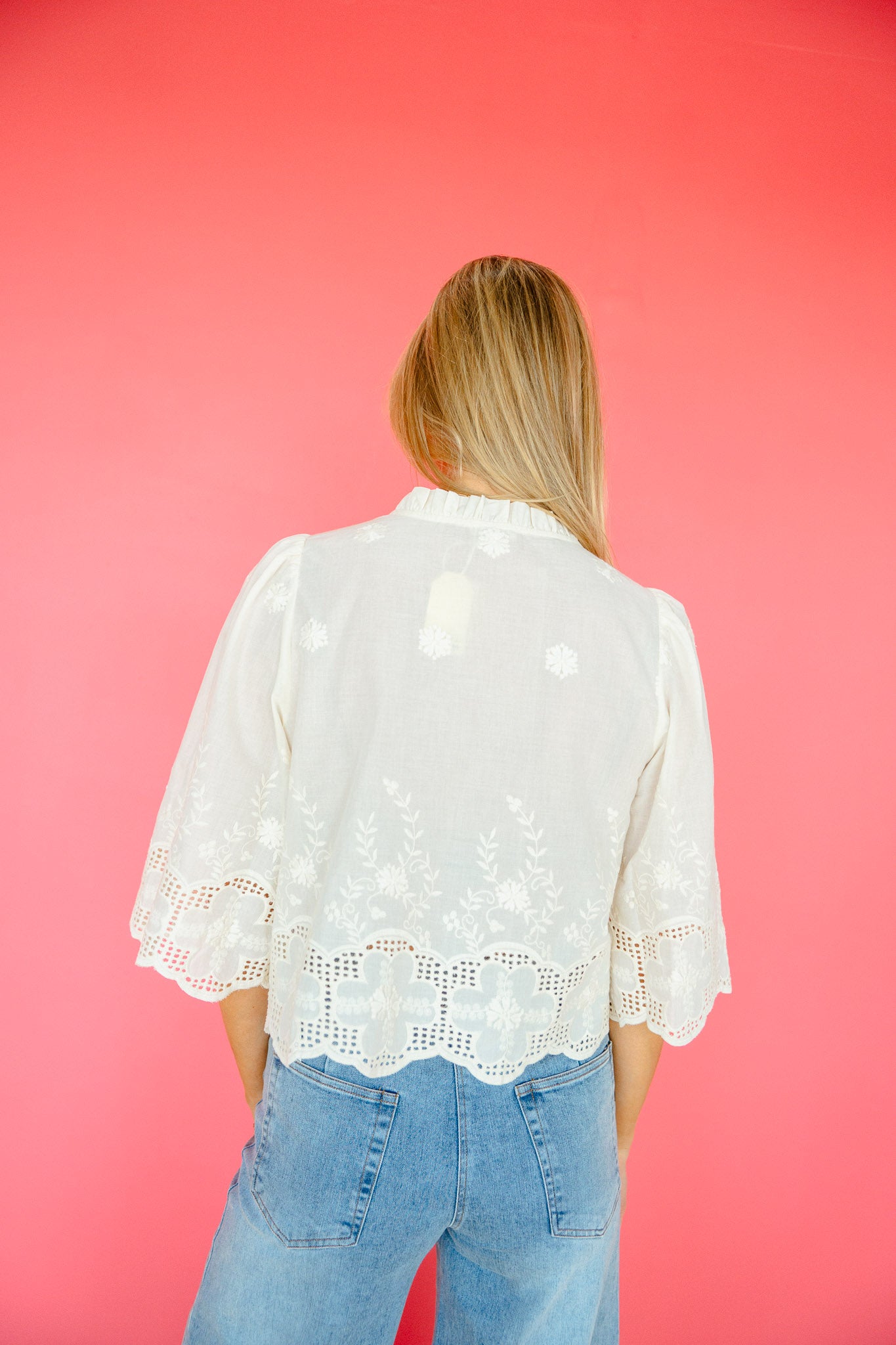 Charmed Tie-Front Blouse