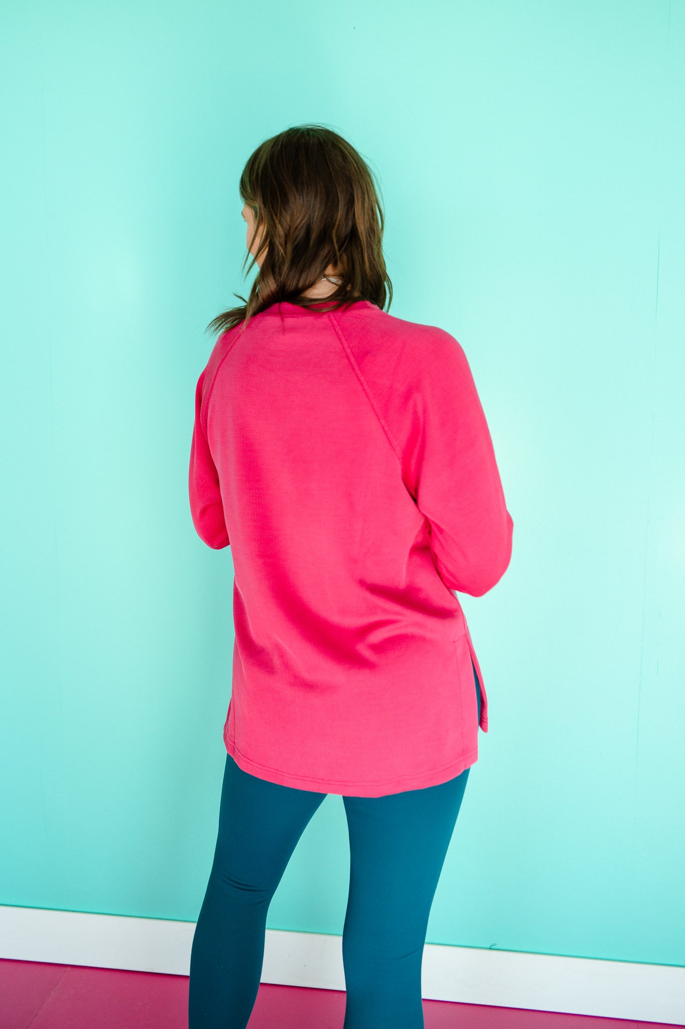 Monique Sand Wash Ribbed Tunic