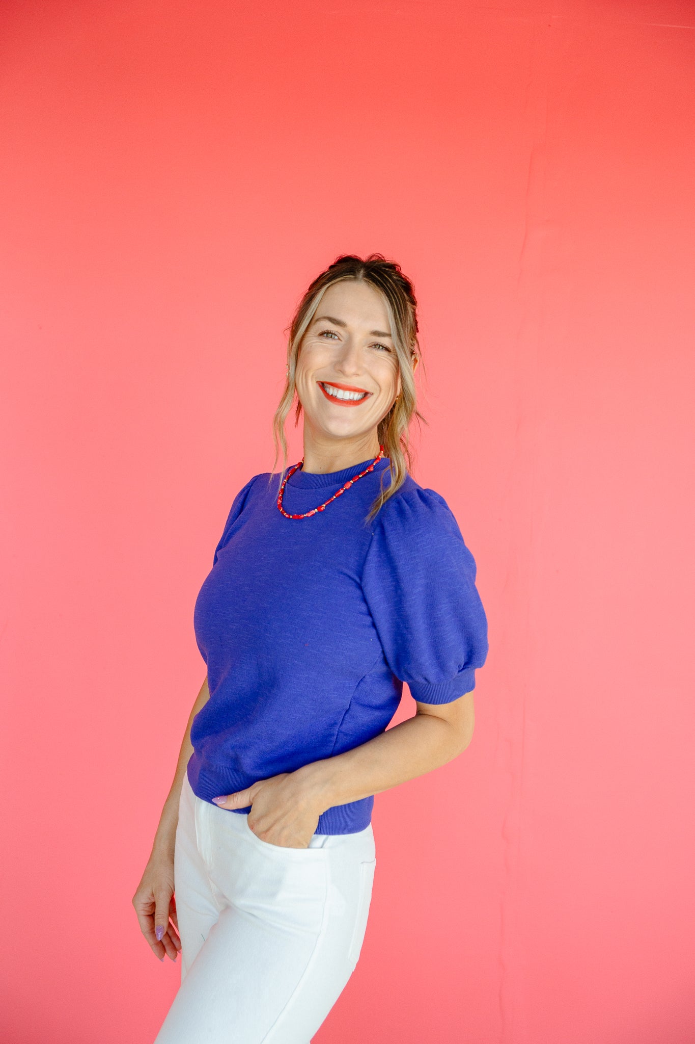 Varley Puff Sleeve Top