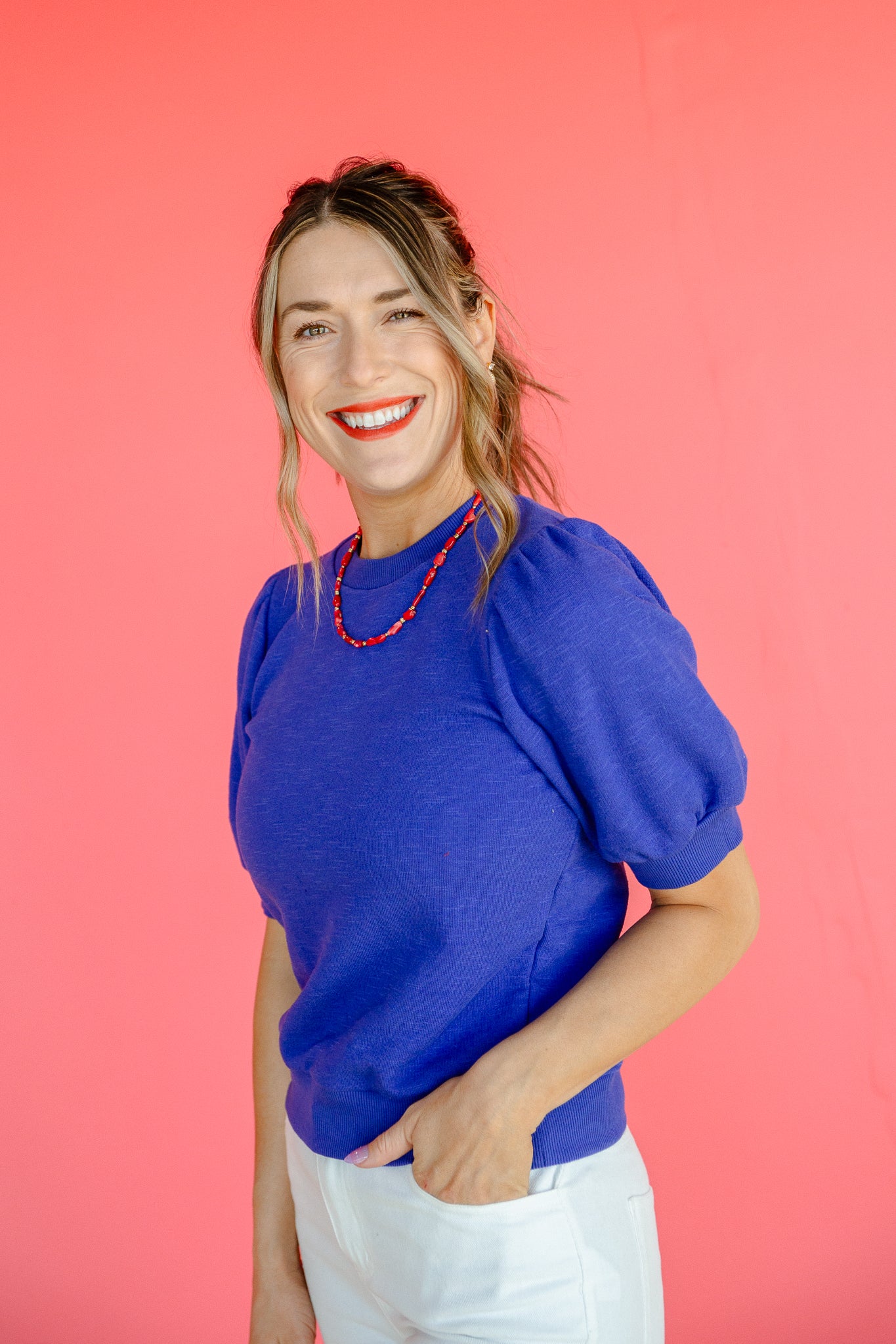 Varley Puff Sleeve Top