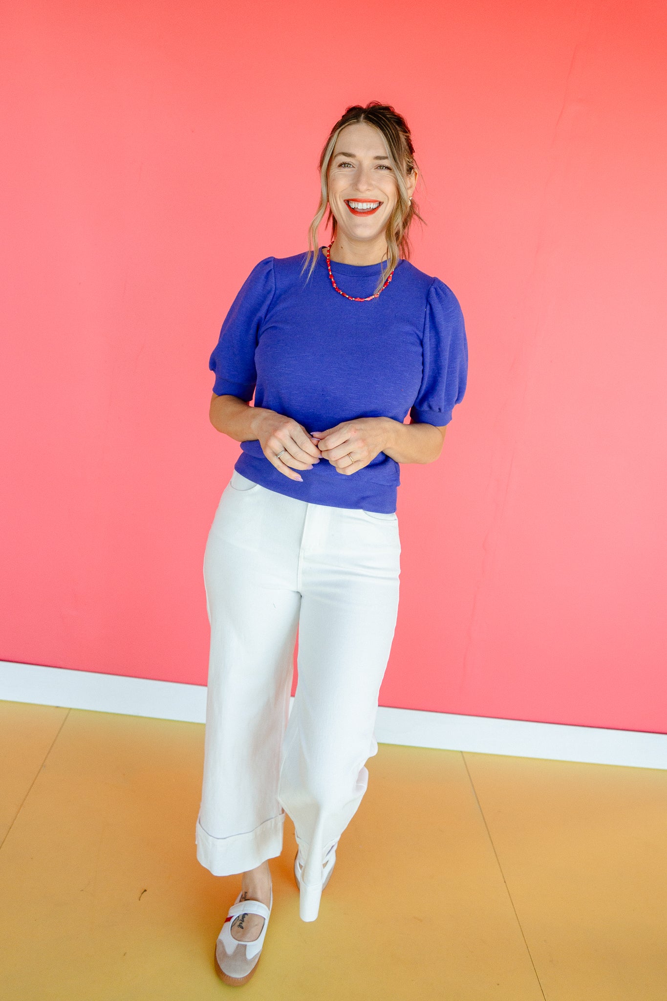 Varley Puff Sleeve Top