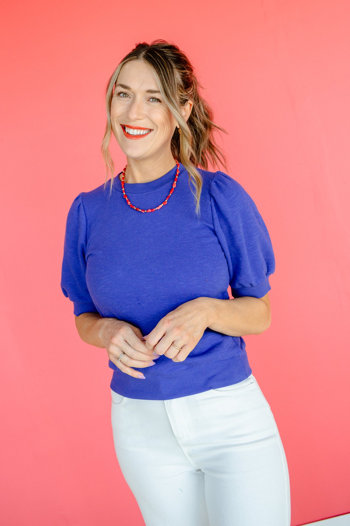 Varley Puff Sleeve Top