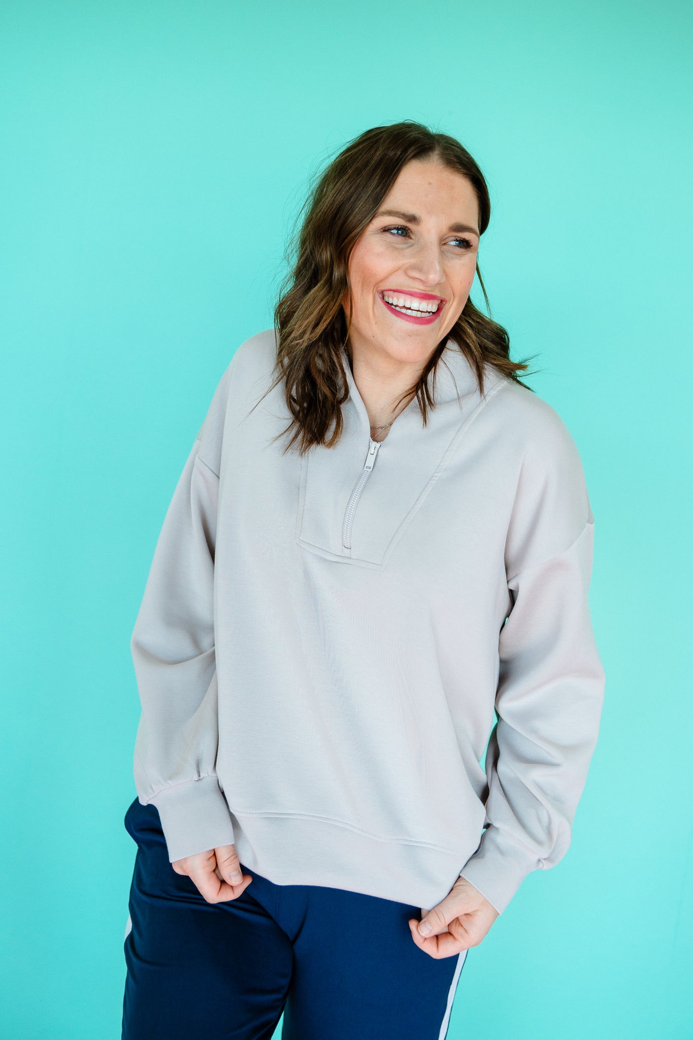 Hattie Scuba Pullover