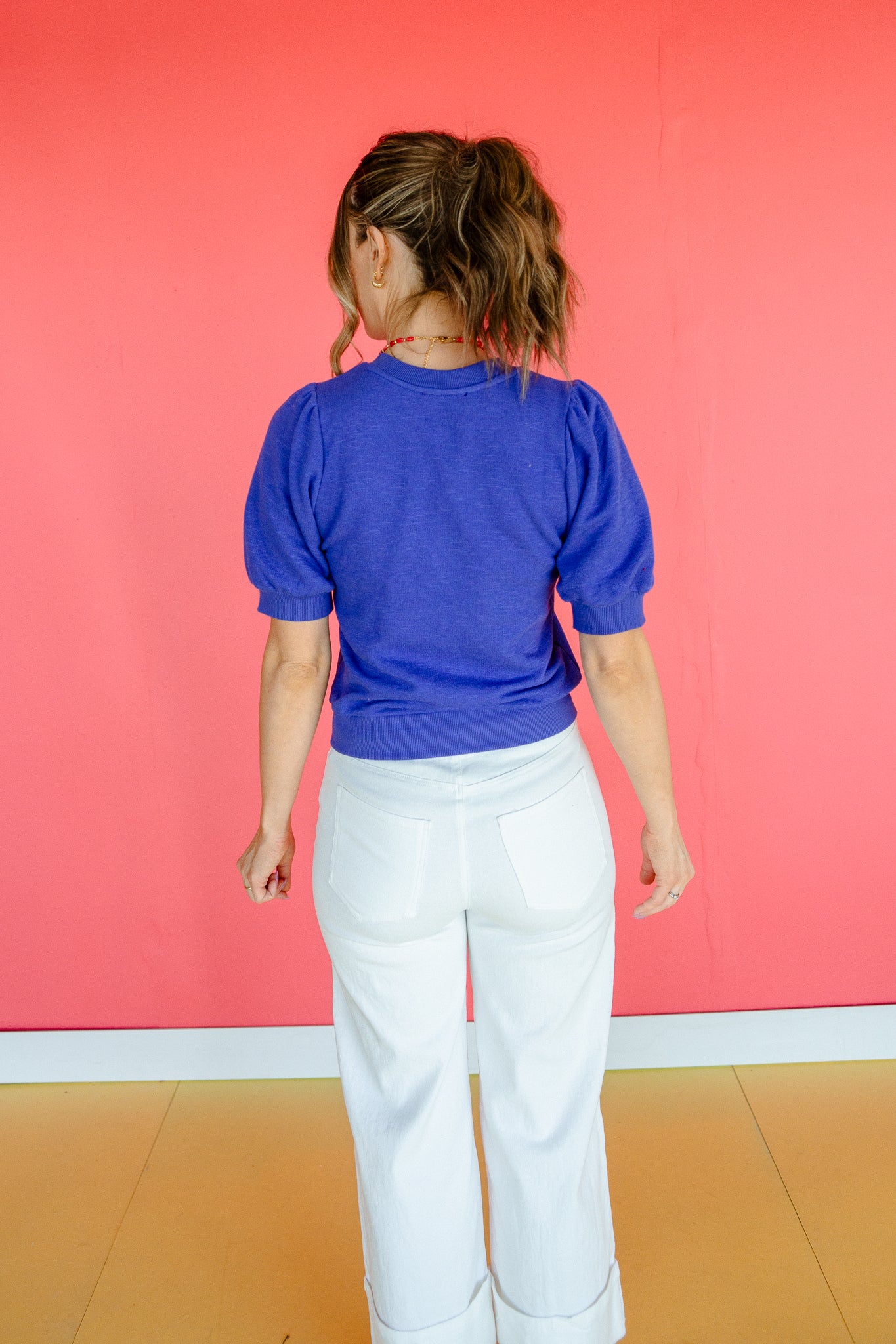 Varley Puff Sleeve Top