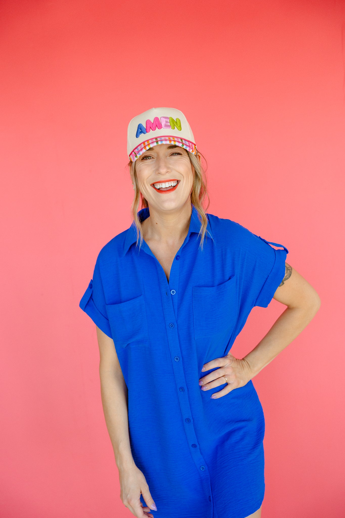 Jamie Button Up Dress - Heliotrope