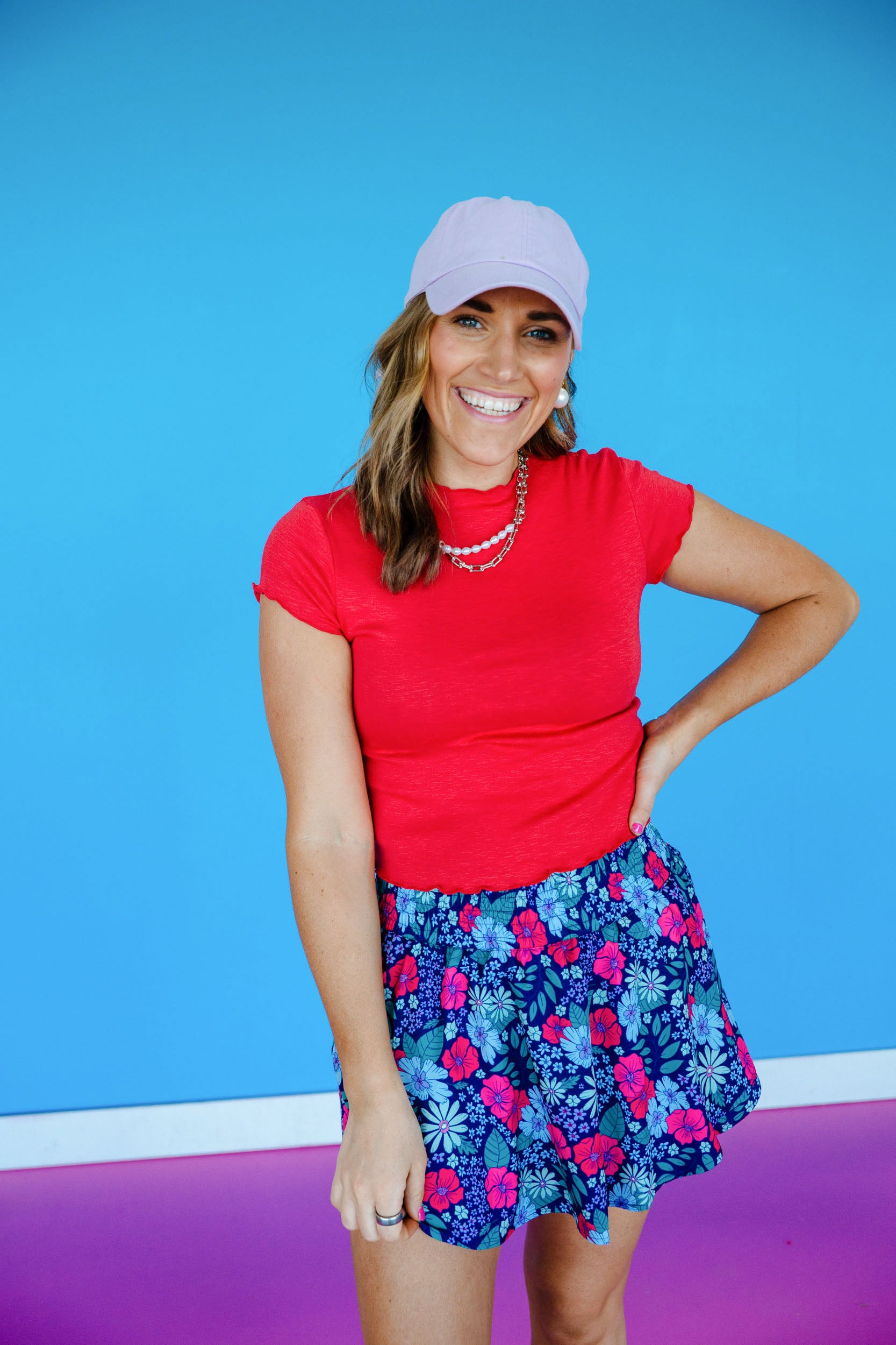 Tracie Lettuce Trim Tee