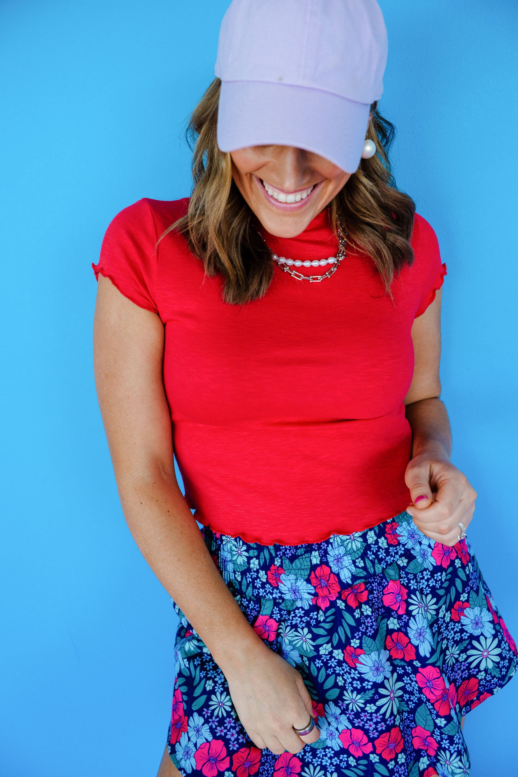 Tracie Lettuce Trim Tee