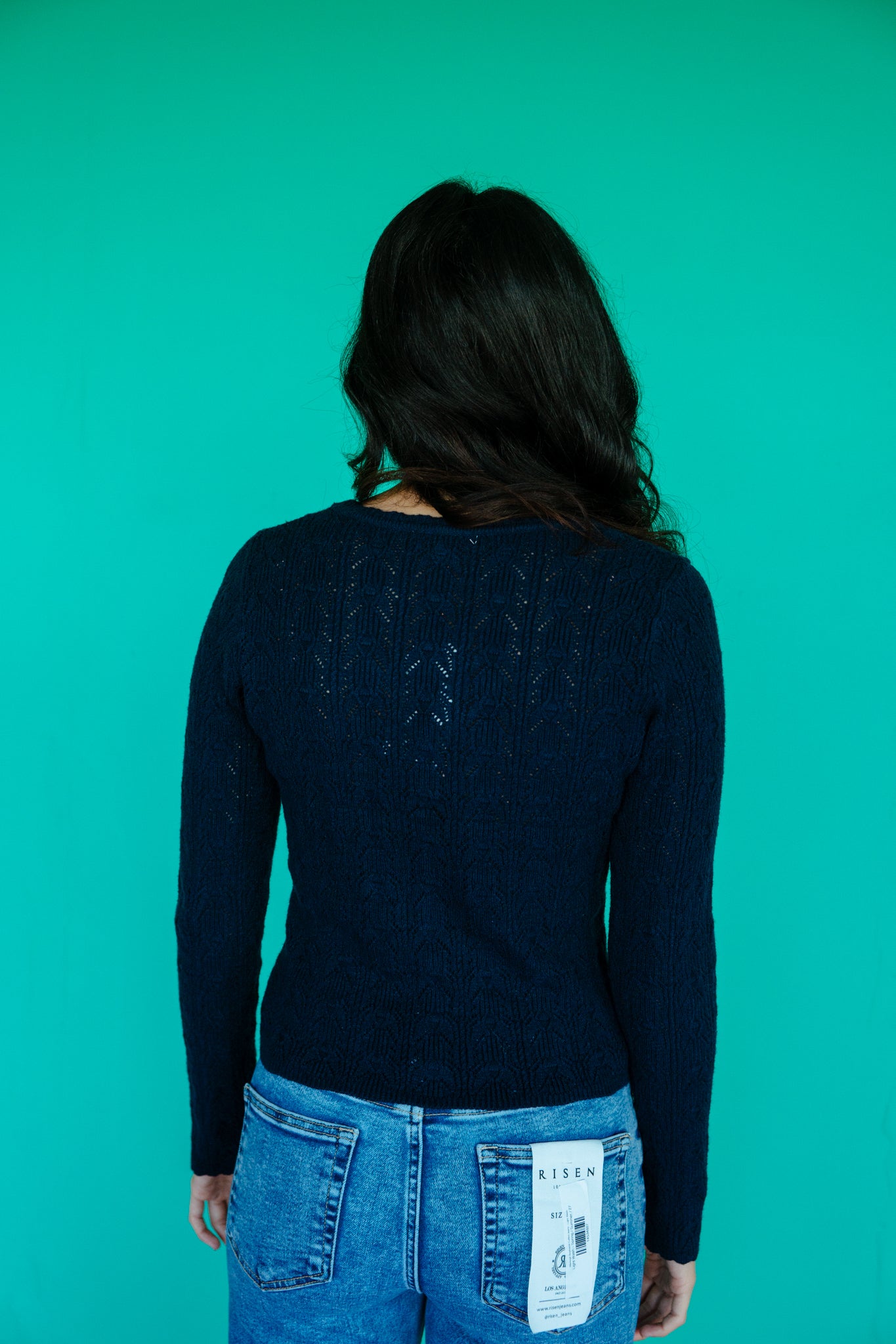 Emma Pointelle Knit Sweater