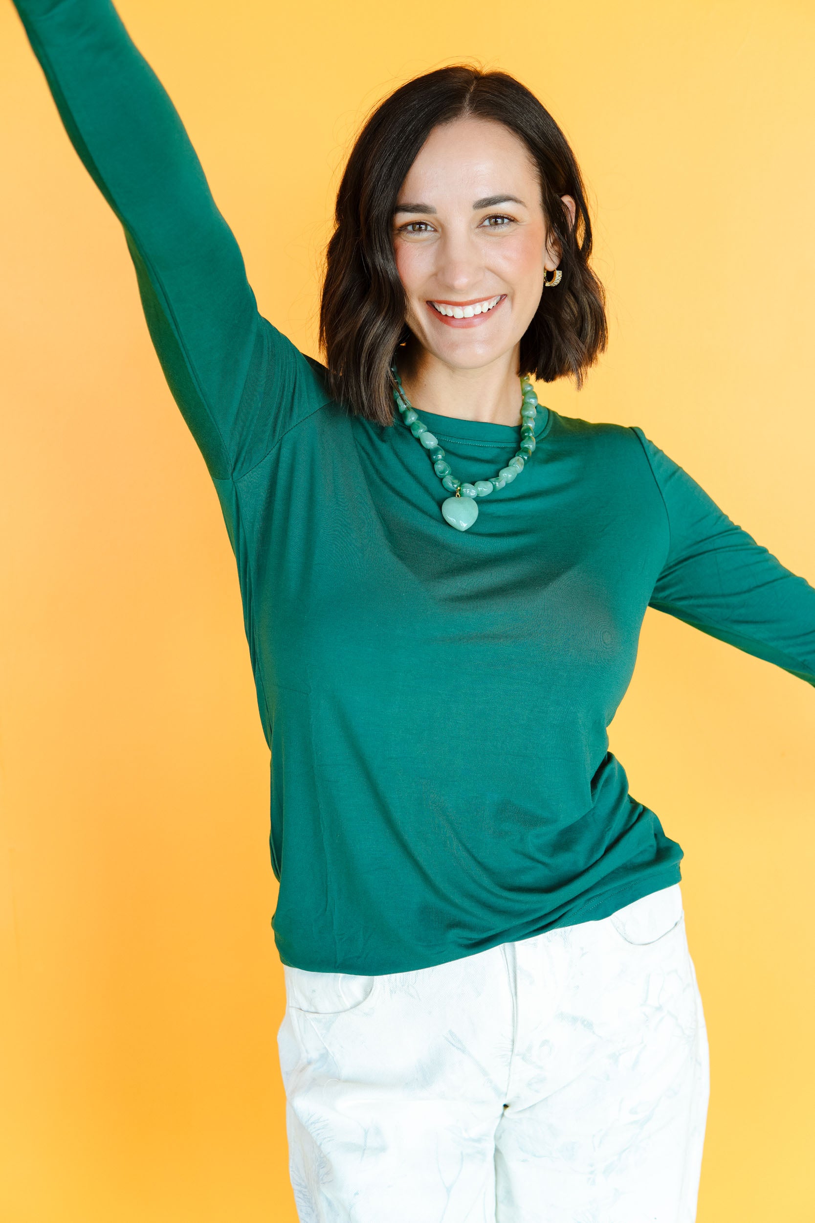[Ellevate Basic] Mary Basic Long Sleeve Tee