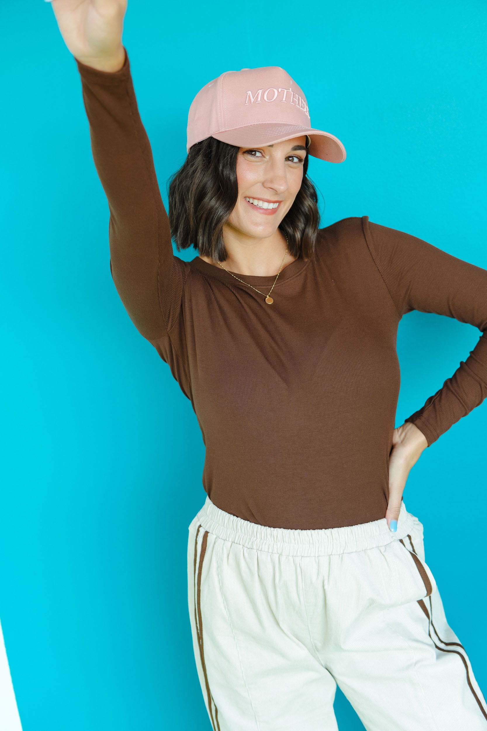 [Ellevate Basic] Maggie Ribbed Long Sleeve Tee