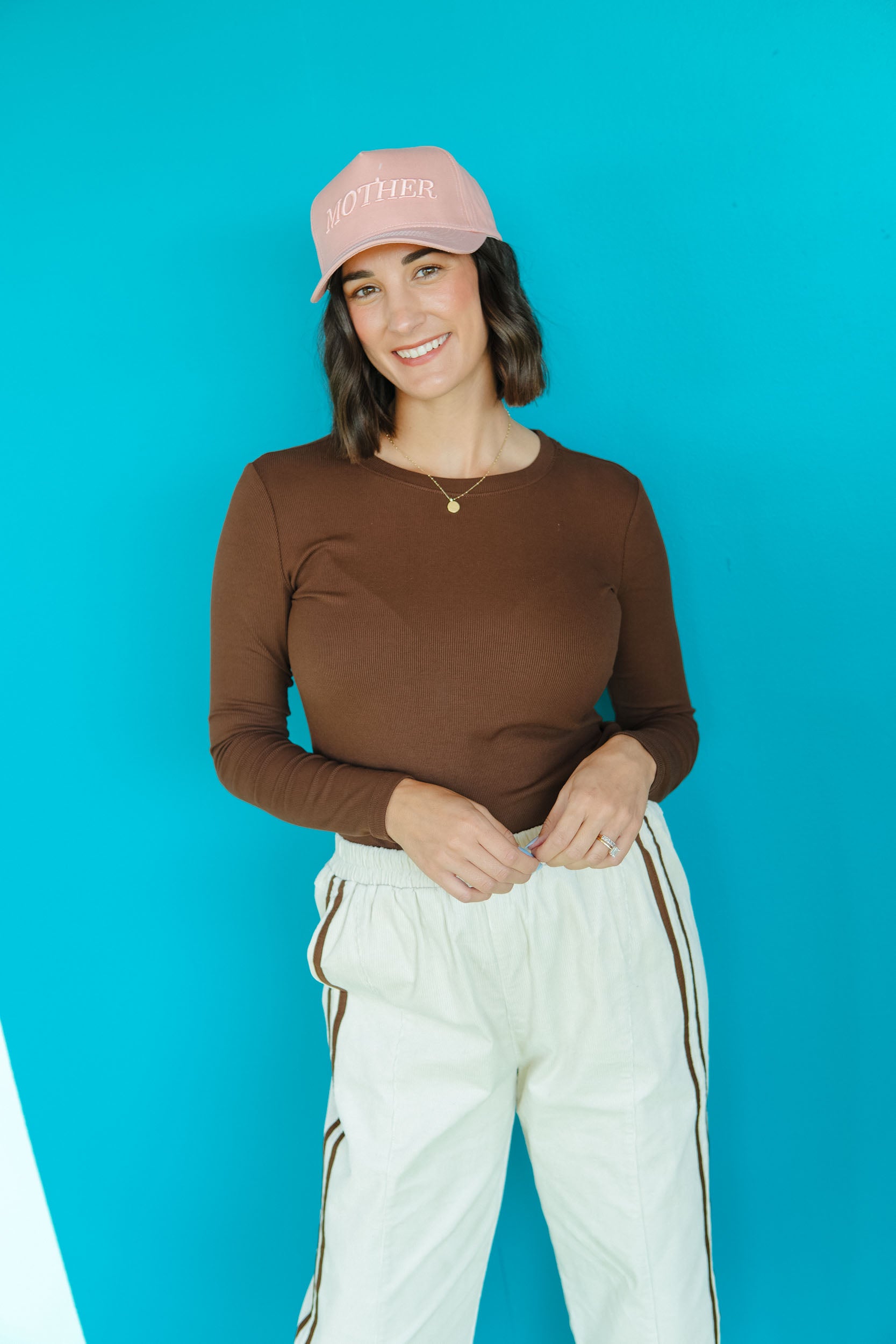 [Ellevate Basic] Maggie Ribbed Long Sleeve Tee