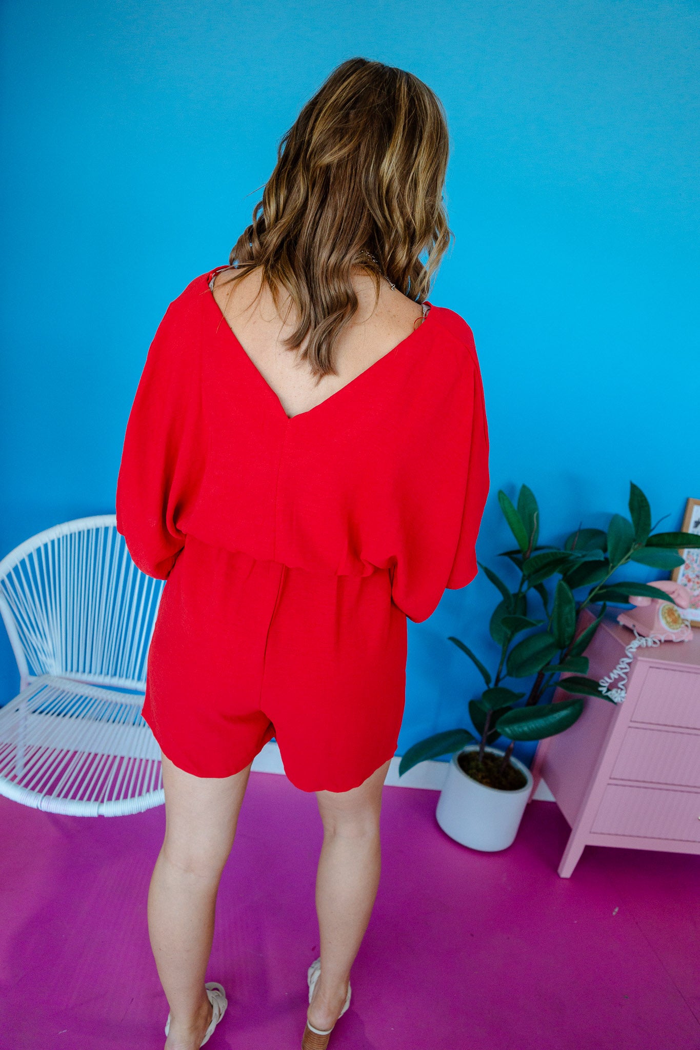Dolly Dolman Sleeve Romper