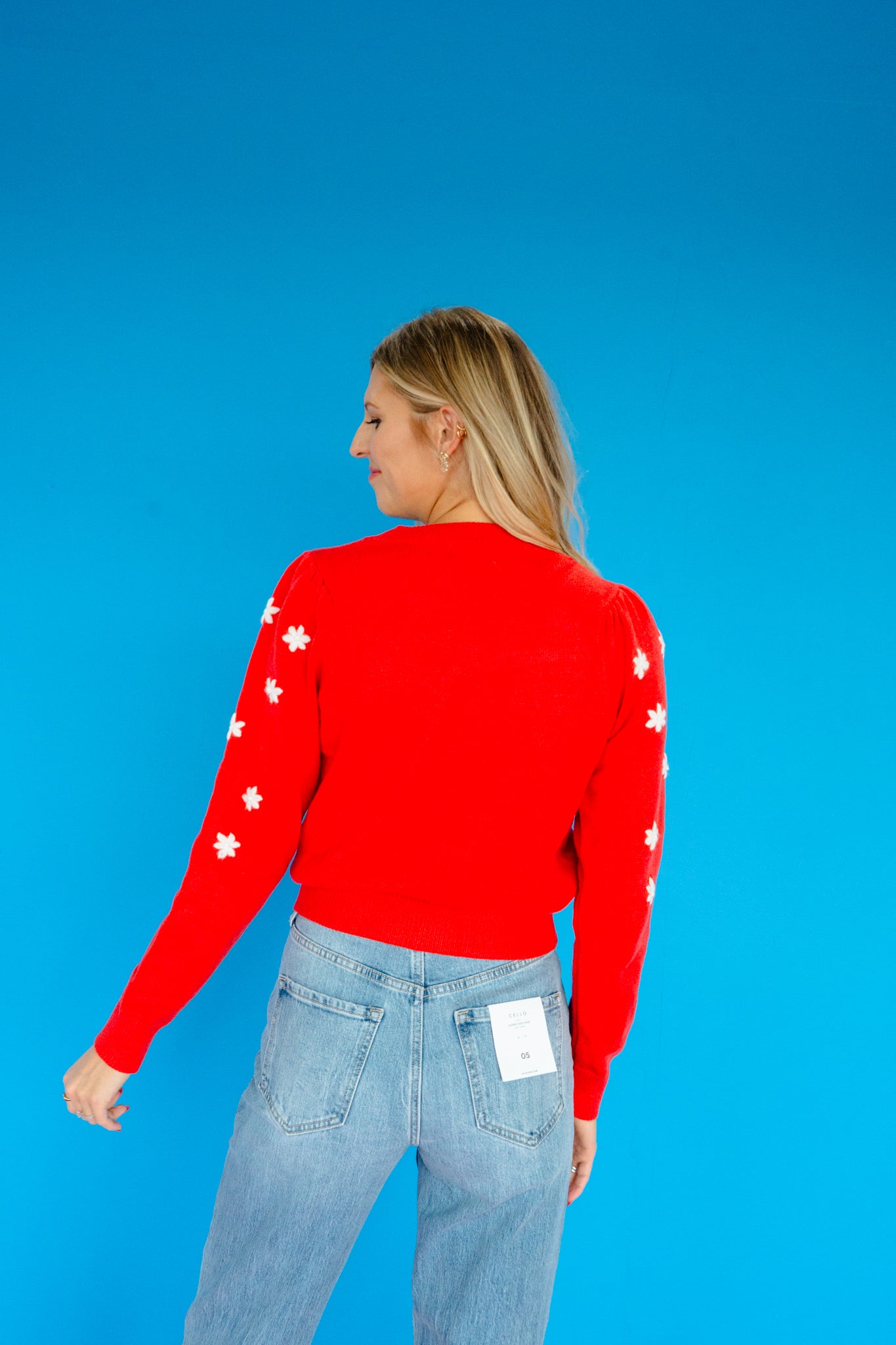 Charlee Floral Embroidered Sweater