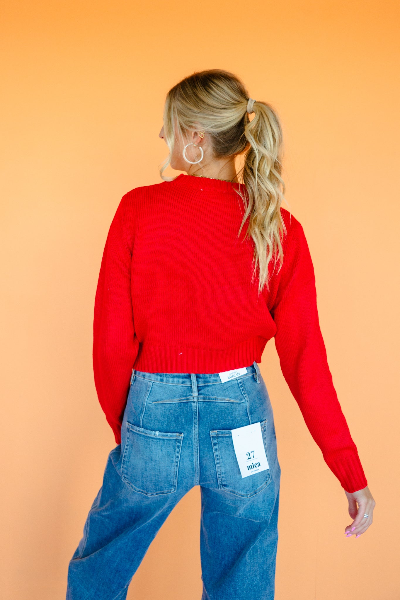 Elaine Sweater - True Red