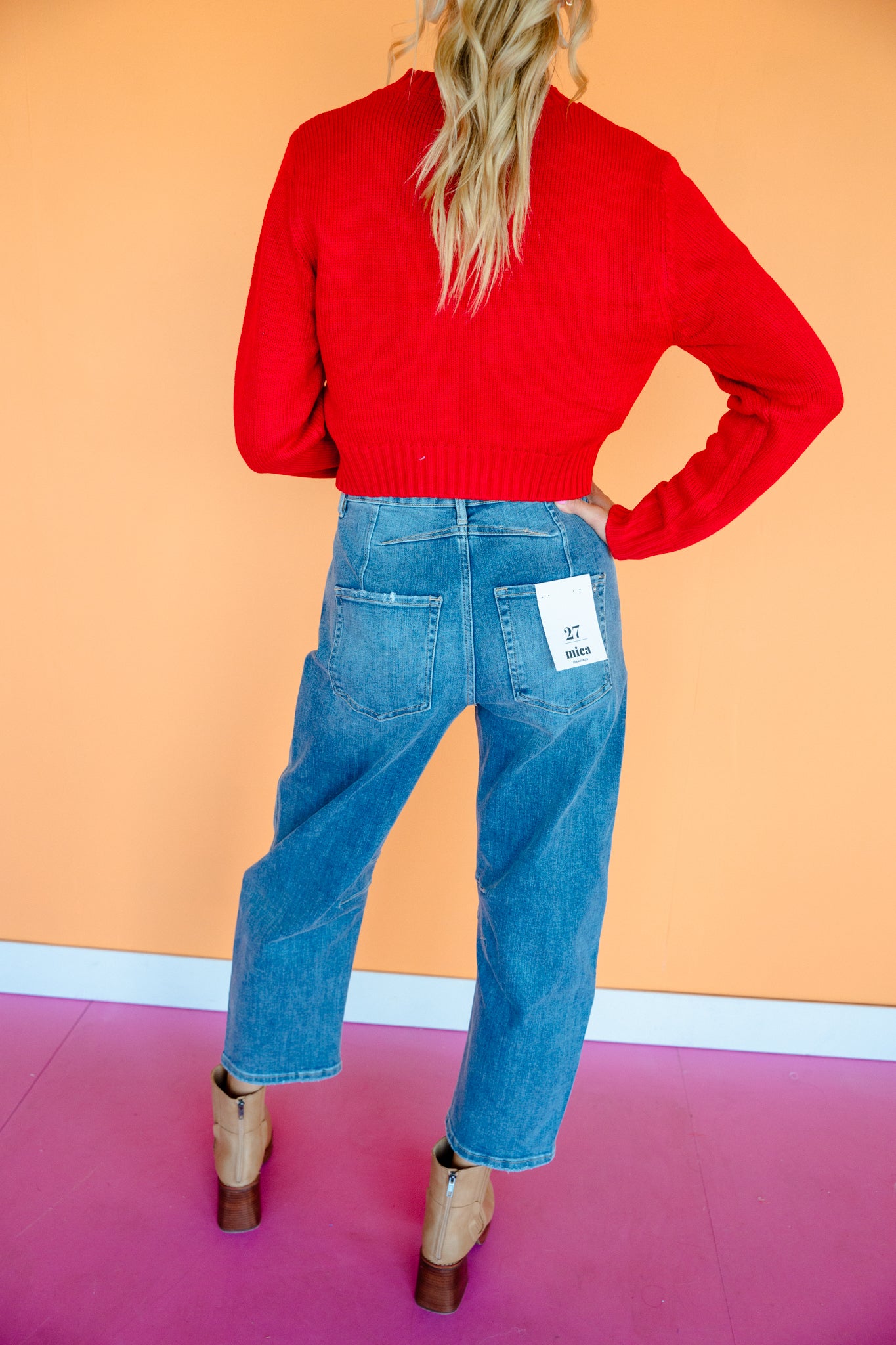 Janelle Barrel Jeans - Light Wash