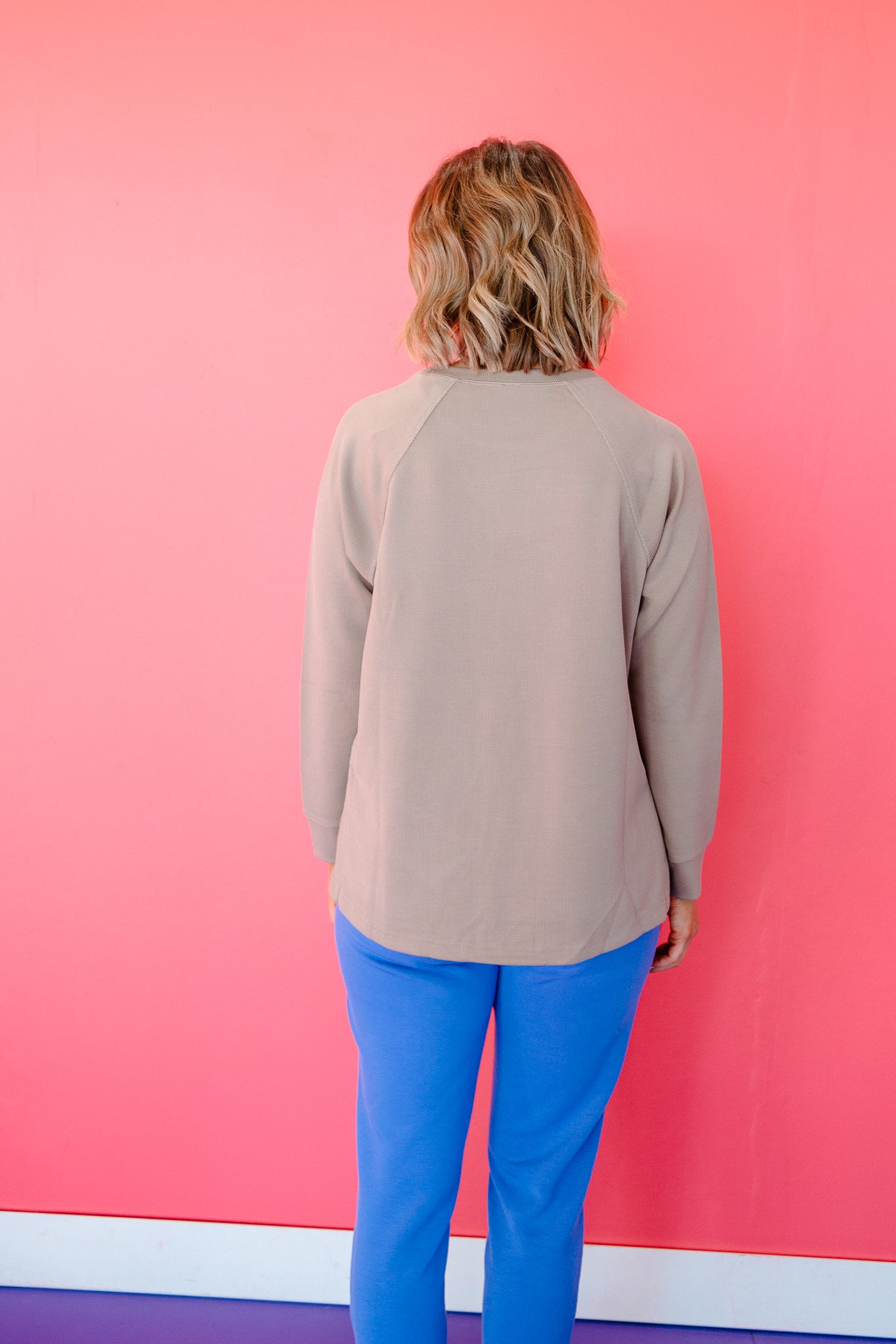 Monique Sand Wash Ribbed Tunic