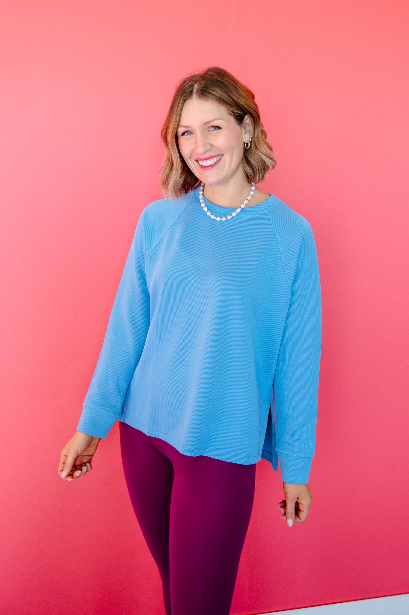 Monique Sand Wash Ribbed Tunic