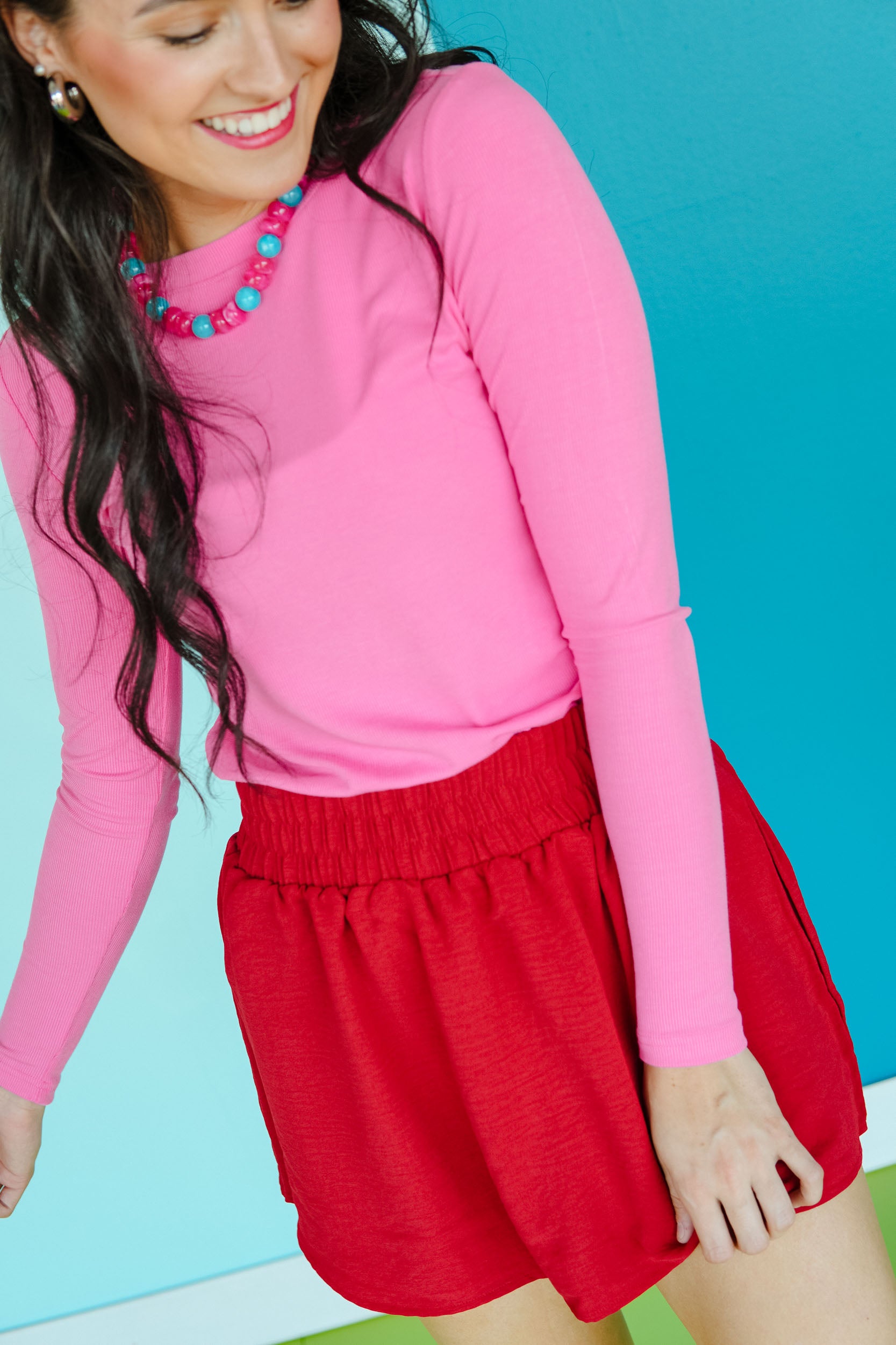 [Ellevate Basic] Maggie Ribbed Long Sleeve Tee