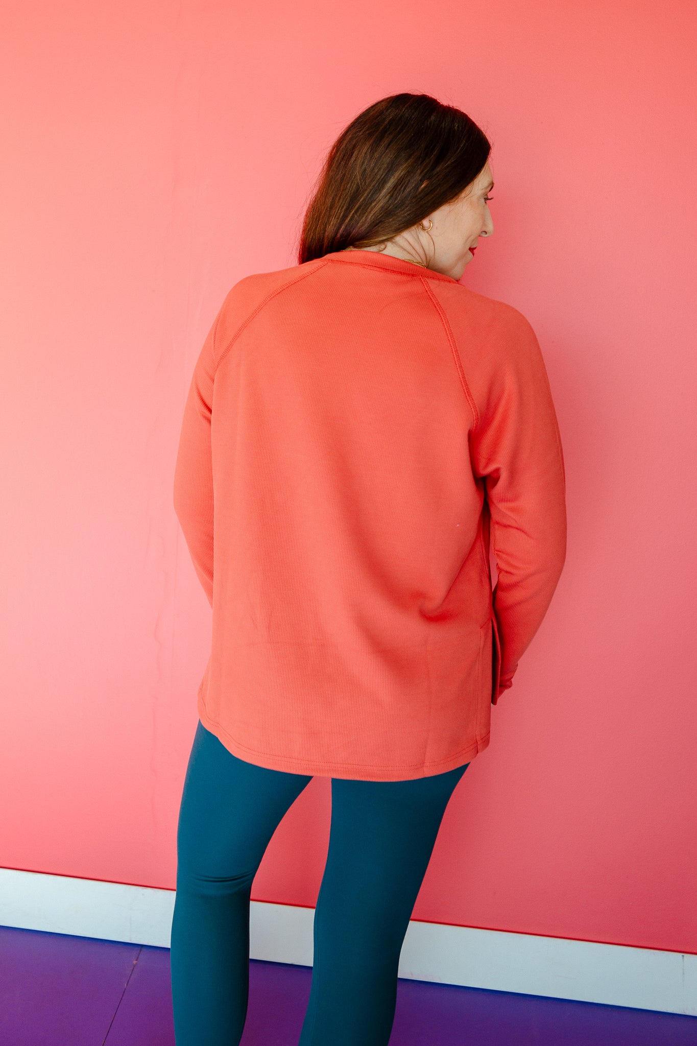 Monique Sand Wash Ribbed Tunic