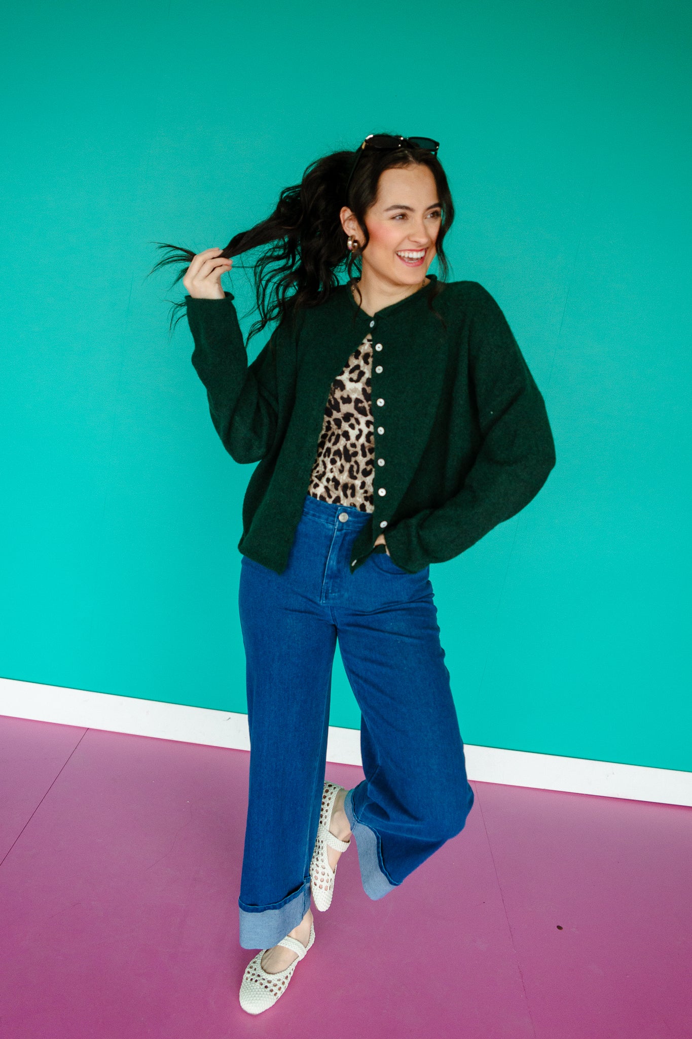 Millicent Button Down Sweater