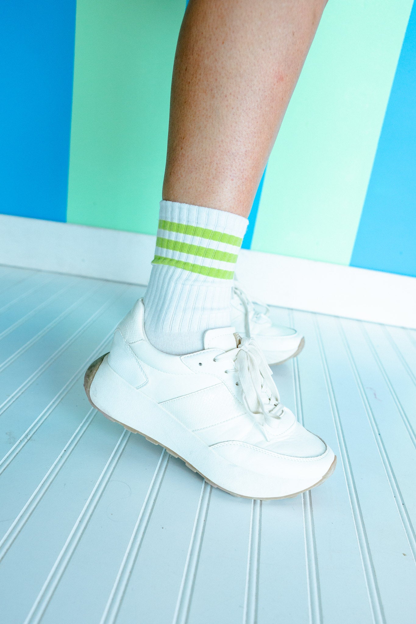 Kick Start Sporty Striped Socks
