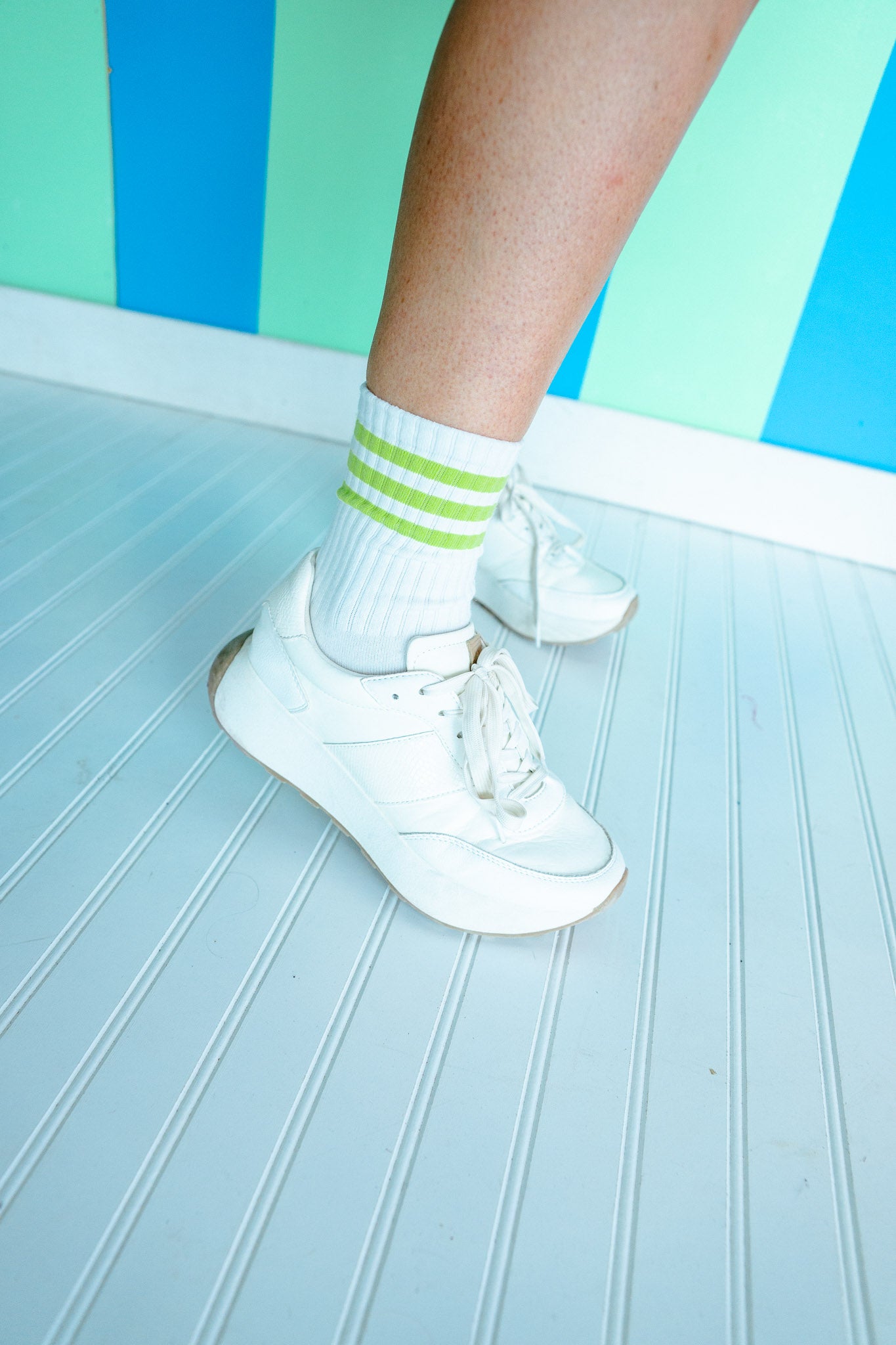 Kick Start Sporty Striped Socks