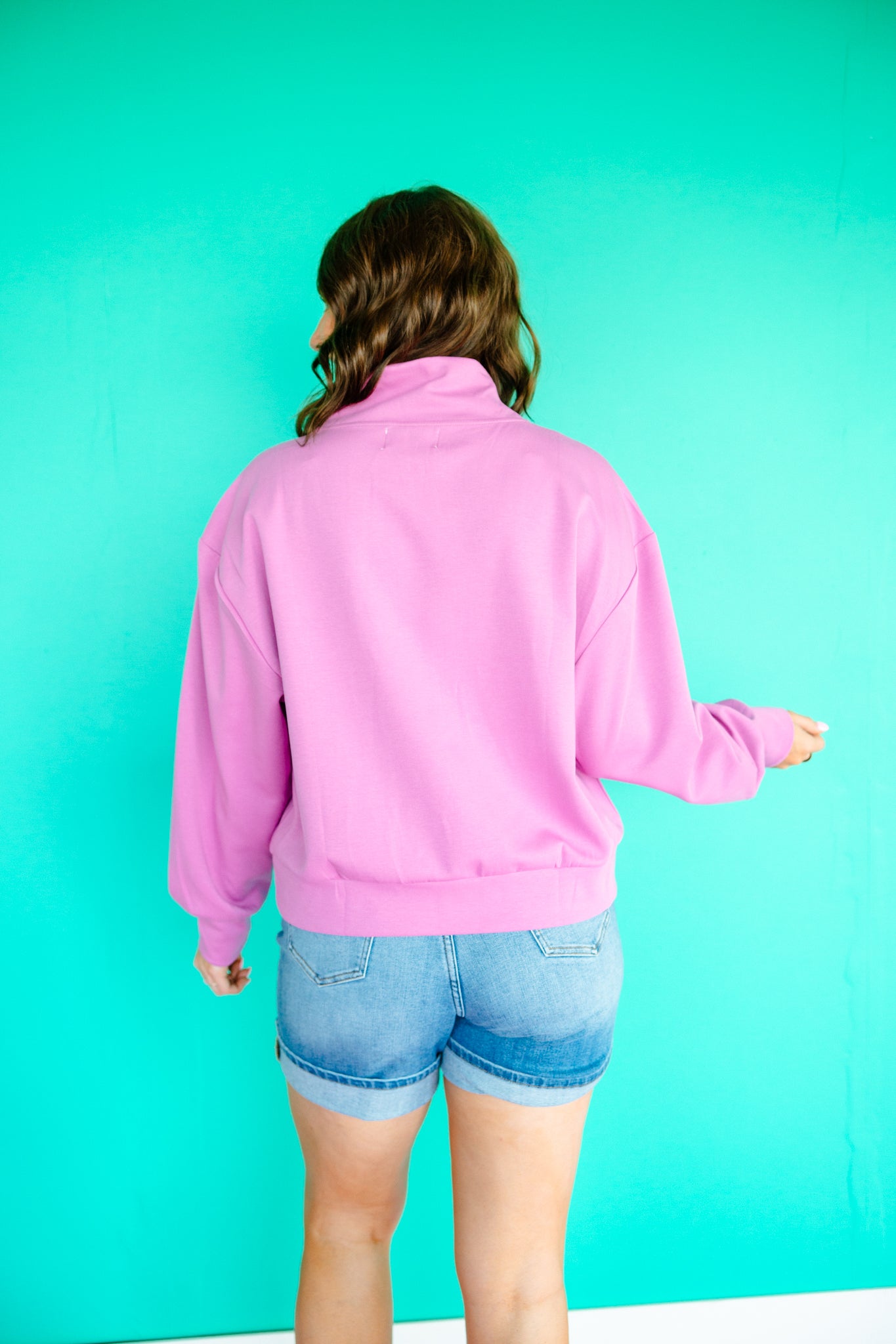 Allison Half Zip Scuba Pullover