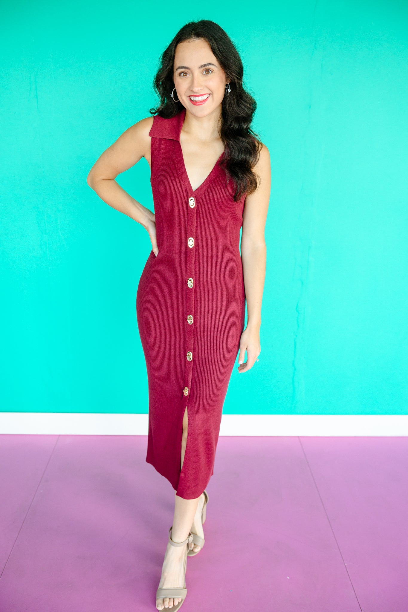 Jayma Sleeveless Knit Dress