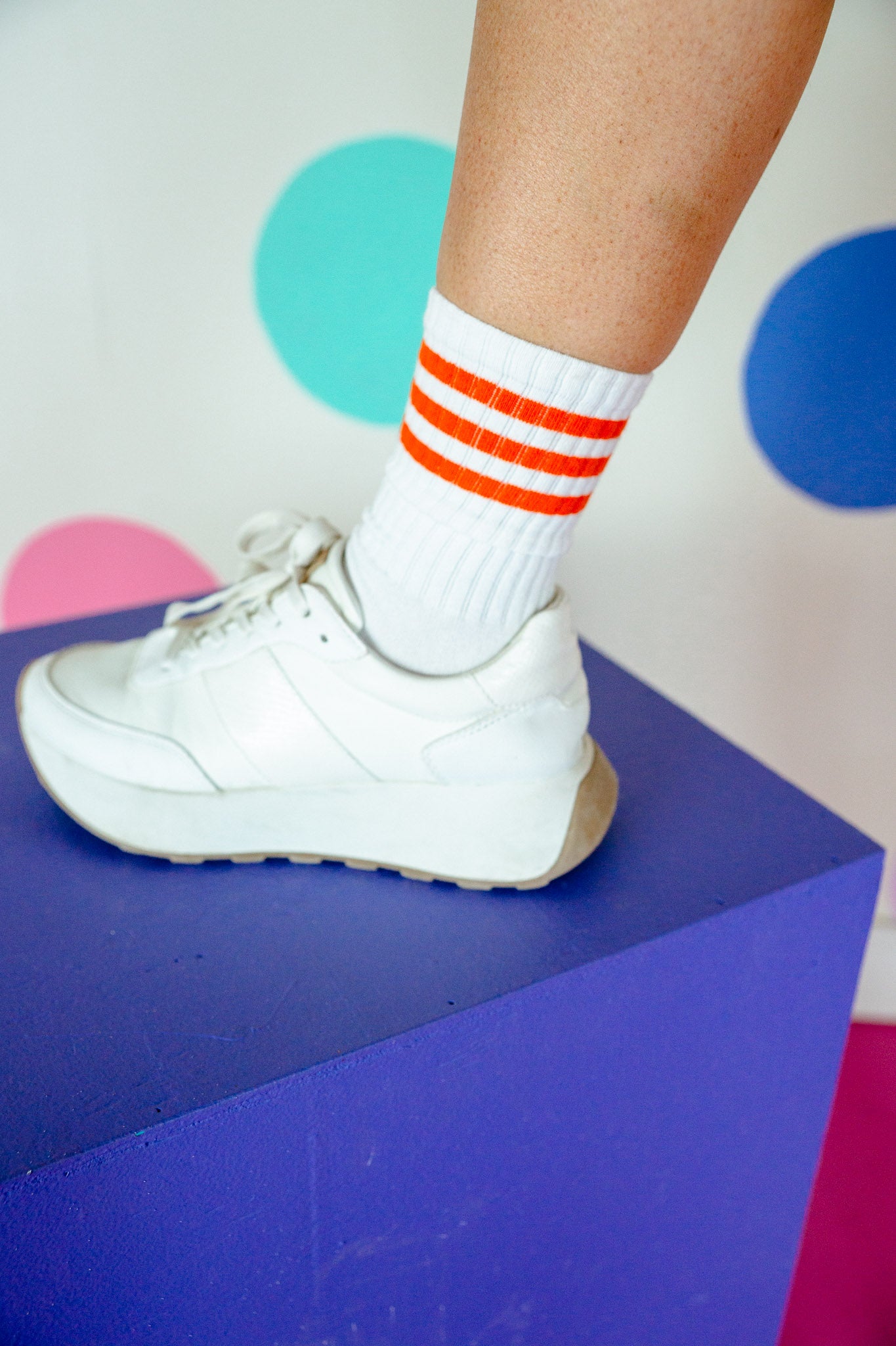 Kick Start Sporty Striped Socks