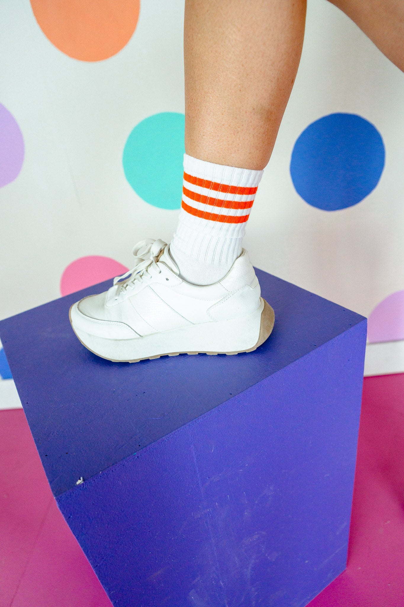 Kick Start Sporty Striped Socks