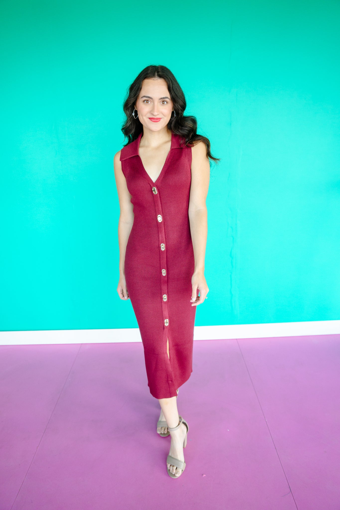 Jayma Sleeveless Knit Dress