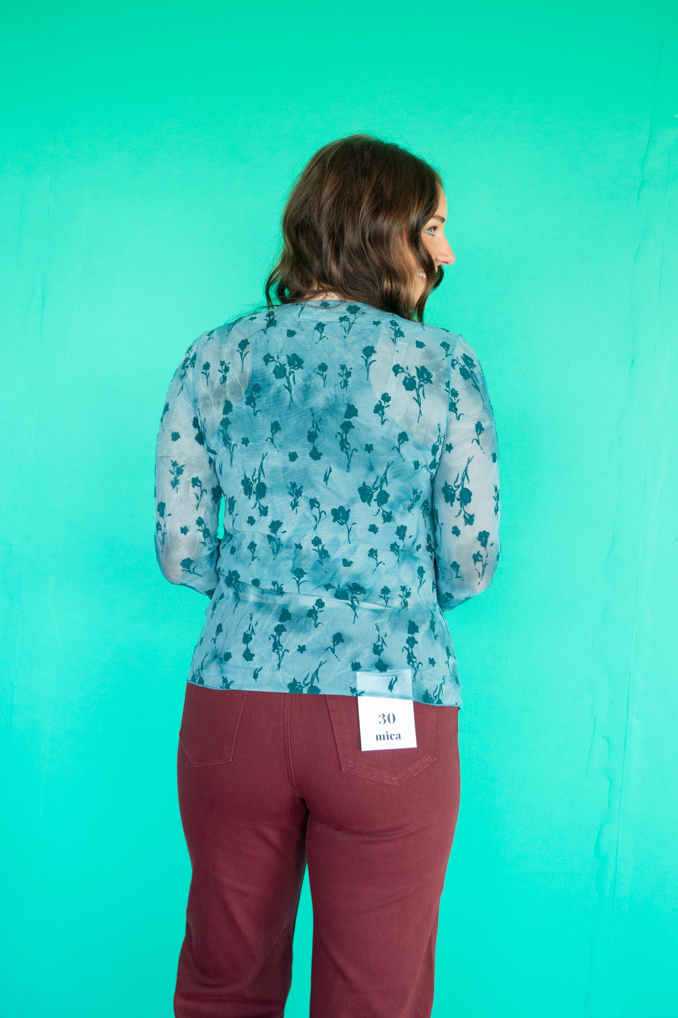 Aria Mesh Long Sleeve Top